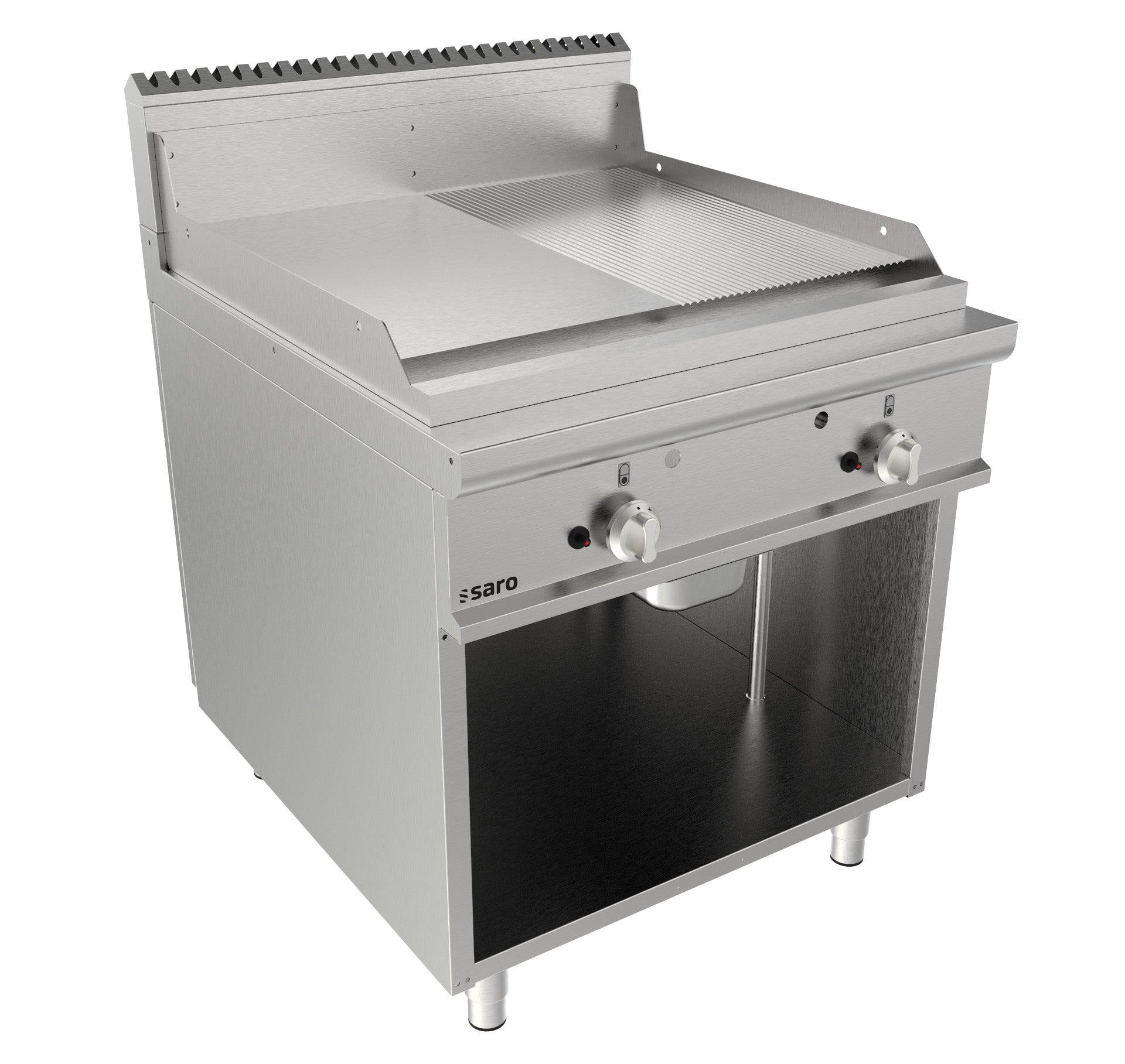 SARO Gasgrillplatta med underbord - modell LQ / FTG4BAM