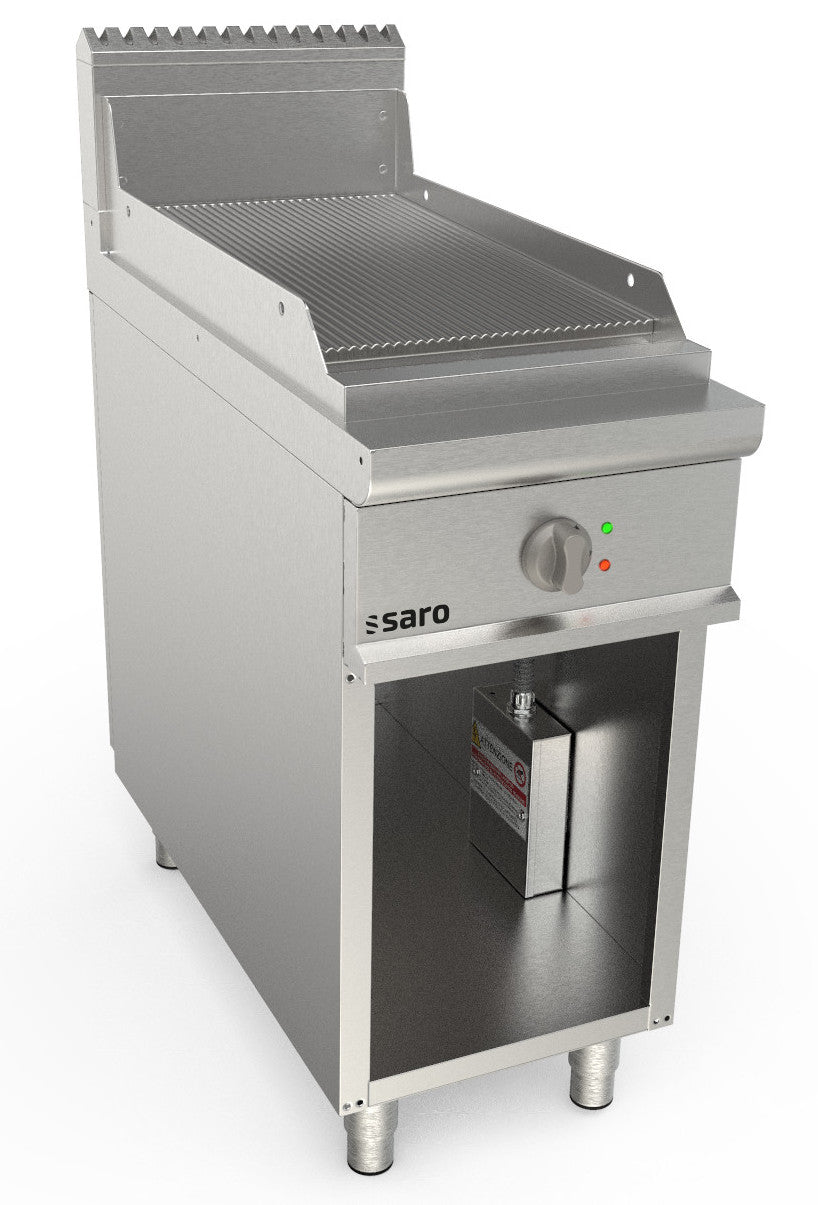SARO Elektrisk grillplatta med underbord - modell LQ / FTE2BAR