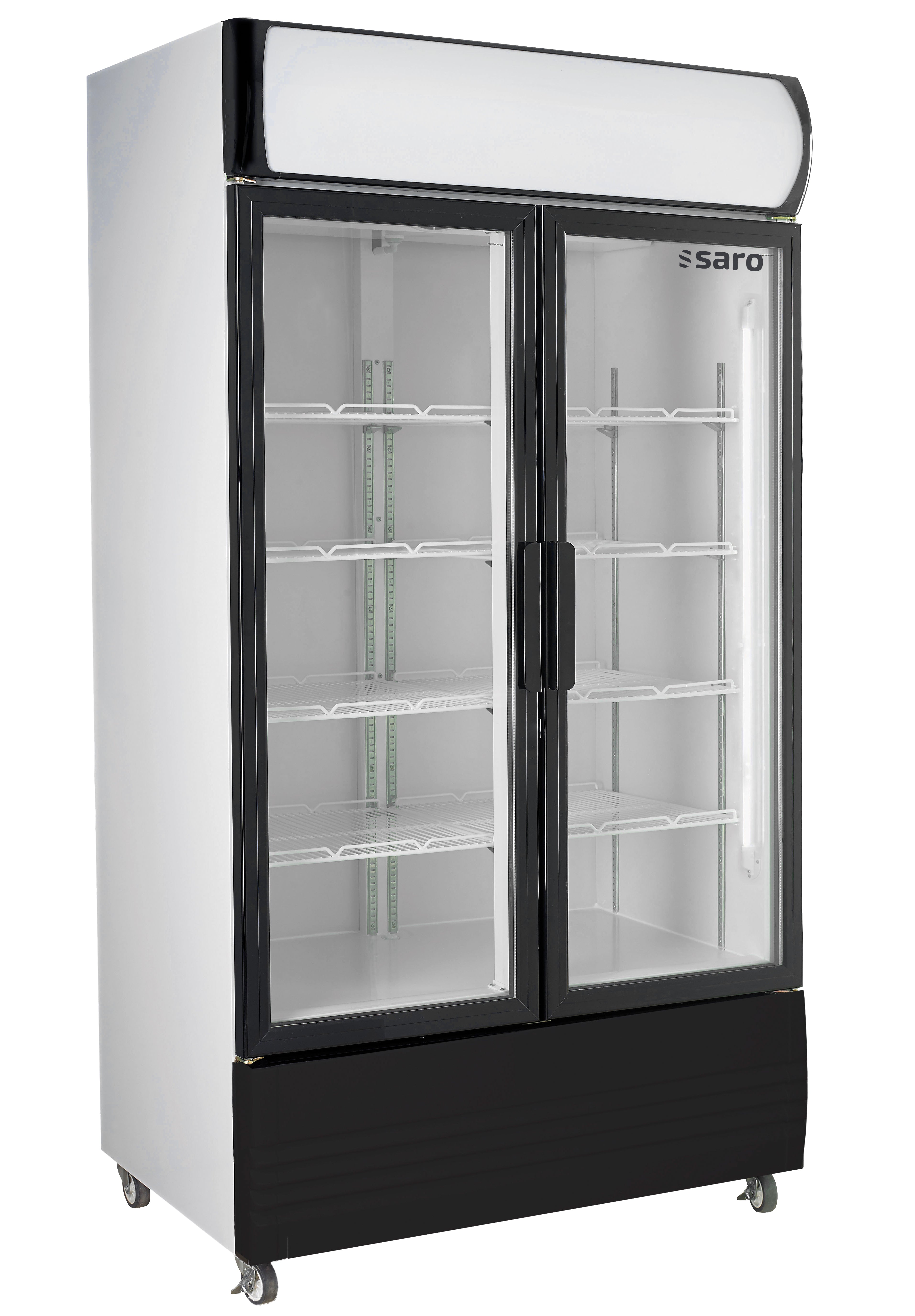 Saro Kylskåp - Professionell med 2 glasdörrar och kapell modell GTK 580 - 568 liter