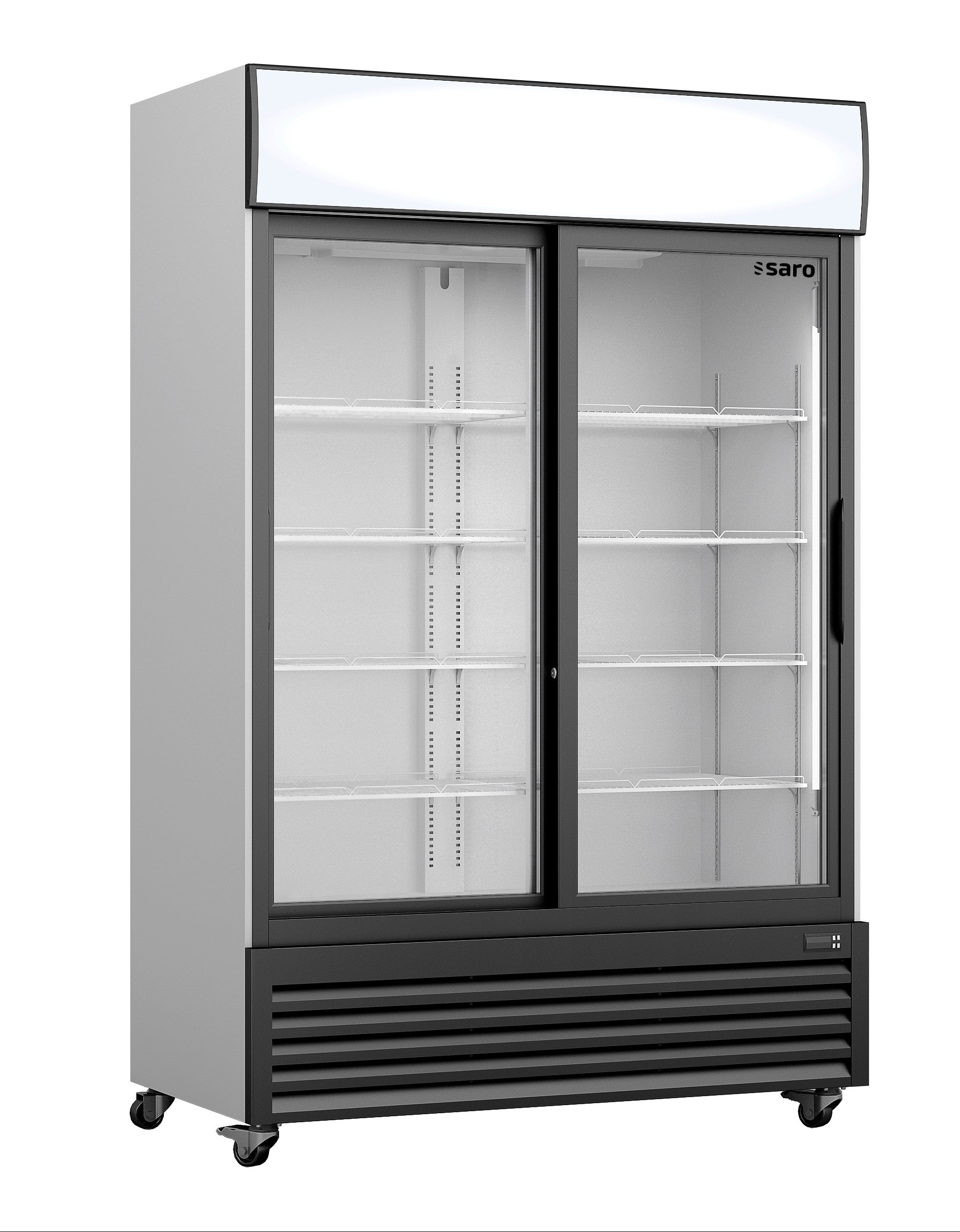 Saro Kylskåp - Professionell, skjutdörr i glas + kapell - 706 liter - modell GTK 700 SD