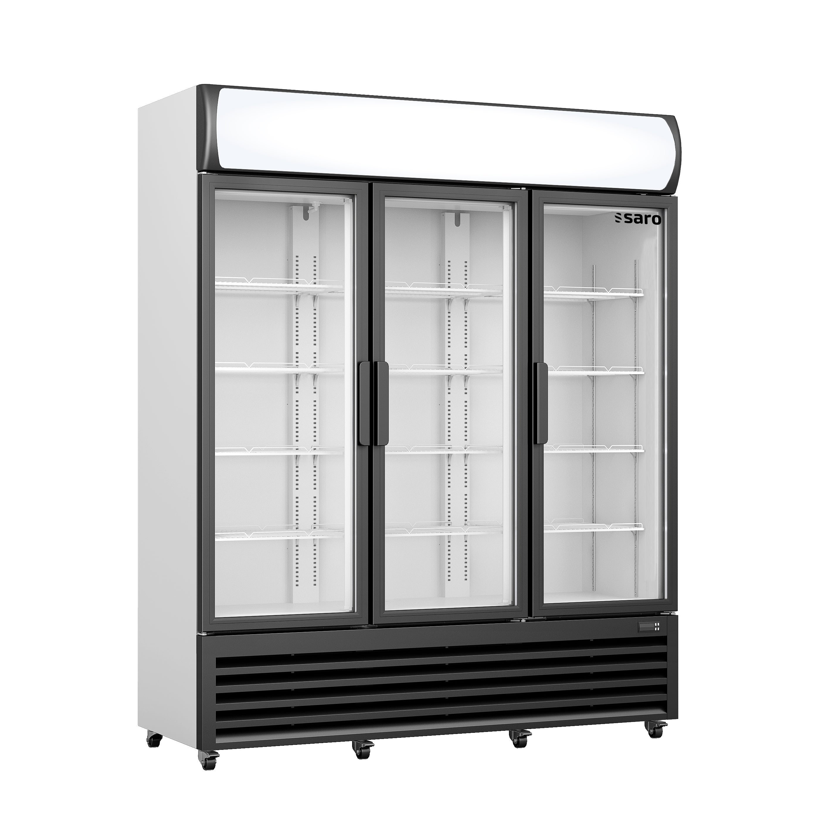 Saro Kylskåp - Professionell med glasdörr + kapell - 1065 liter - modell GTK 1065