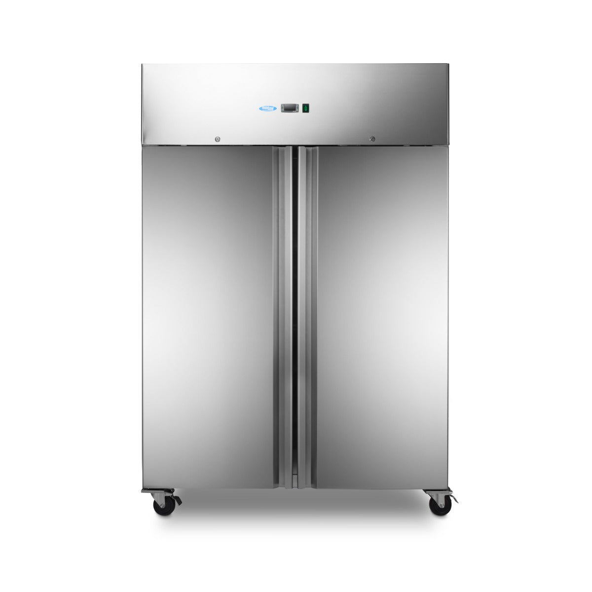 Kylskåp - 1400 liter - 6 Justerbara hyllor (2/1 GN) - På hjul - Rostfritt stål