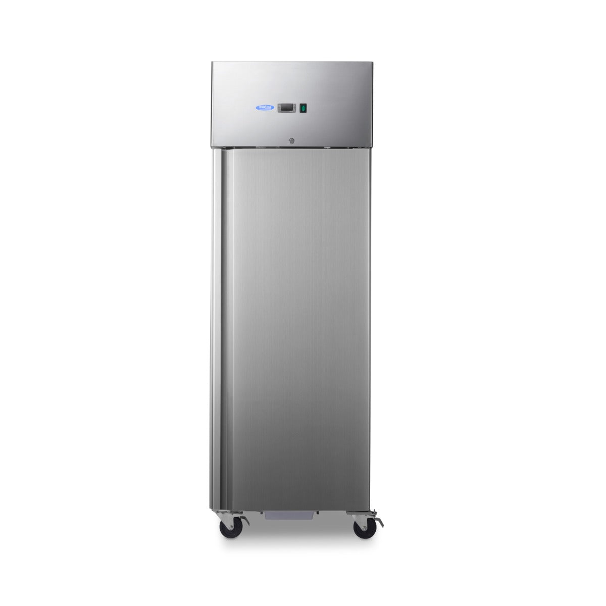 Kylskåp - 700 liter - 3 justerbara hyllor (2/1 GN) - På hjul - Rostfritt stål