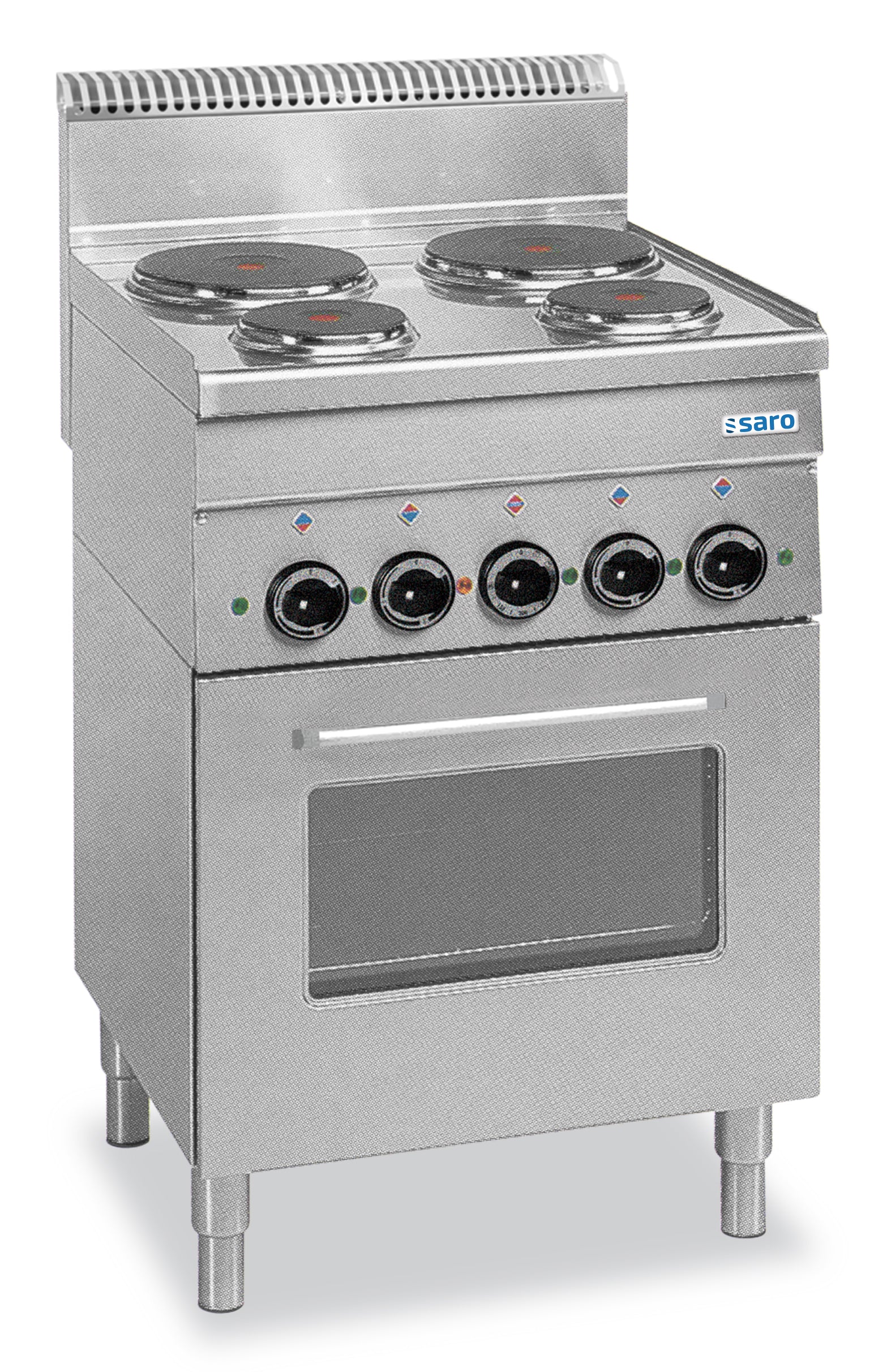 SARO Elspis 4 Zoner + Grill + Varmluftsugn 600 Line Modell E4F6