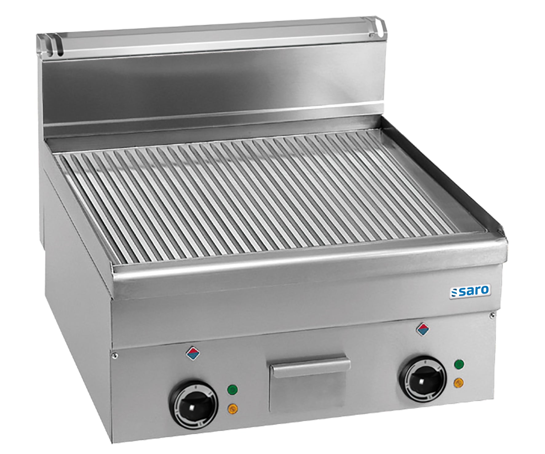 SARO elektrisk stekpanna - räfflad stekpanna 600x600 modell EFT66R