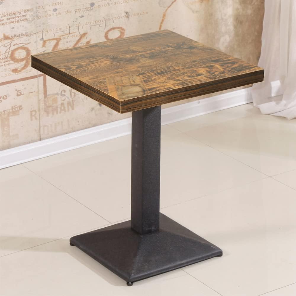 Cafébord - 60x60 cm - svart stomme - 2 st.