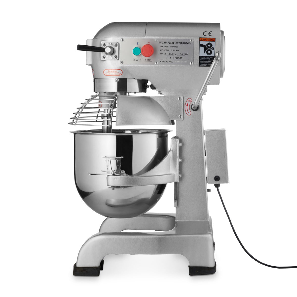 Mixer - 20L - Upp till 10 kg deg - 3 hastigheter