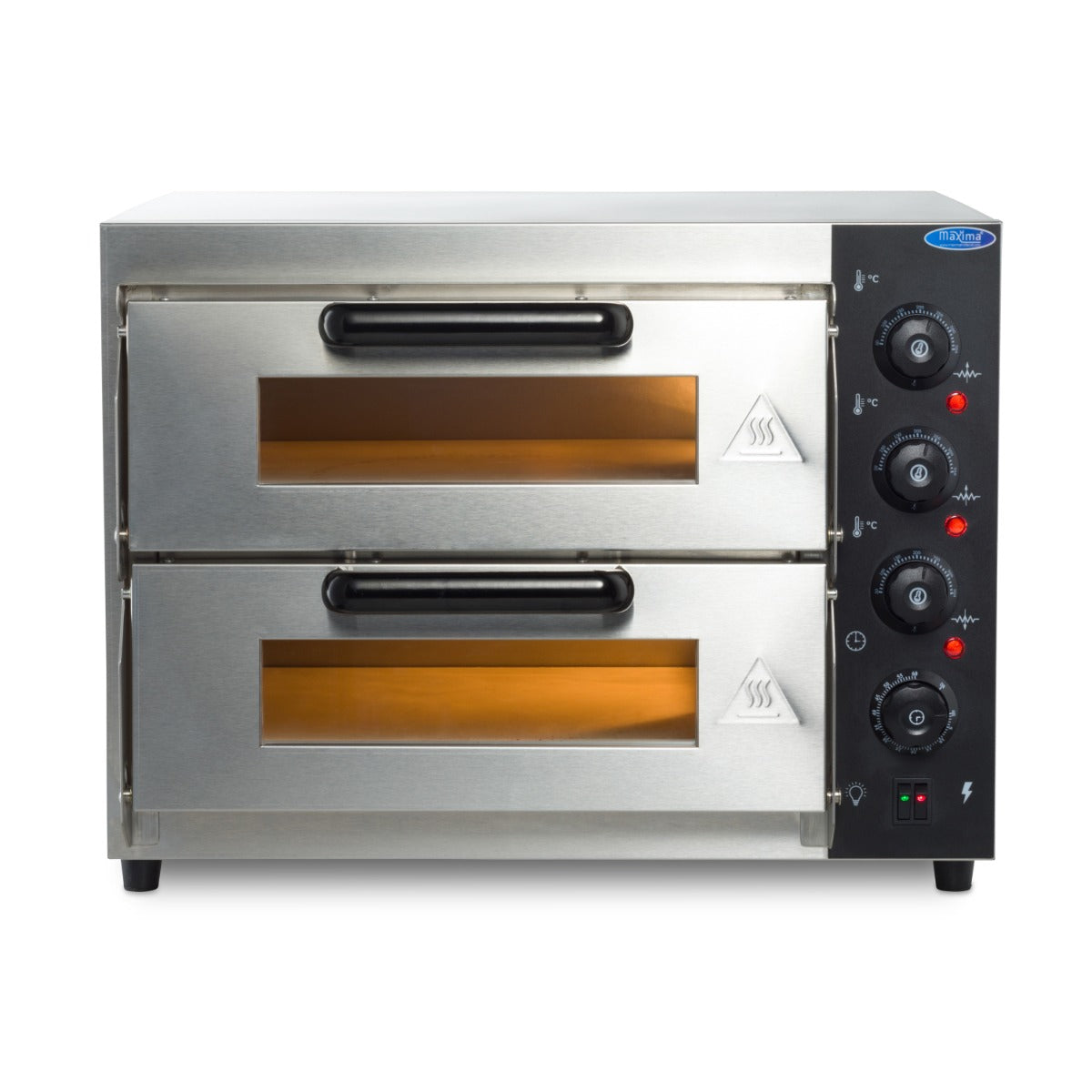 Pizzaugn - Passar 2 x Ø40cm pizzor - Dubbeldäck