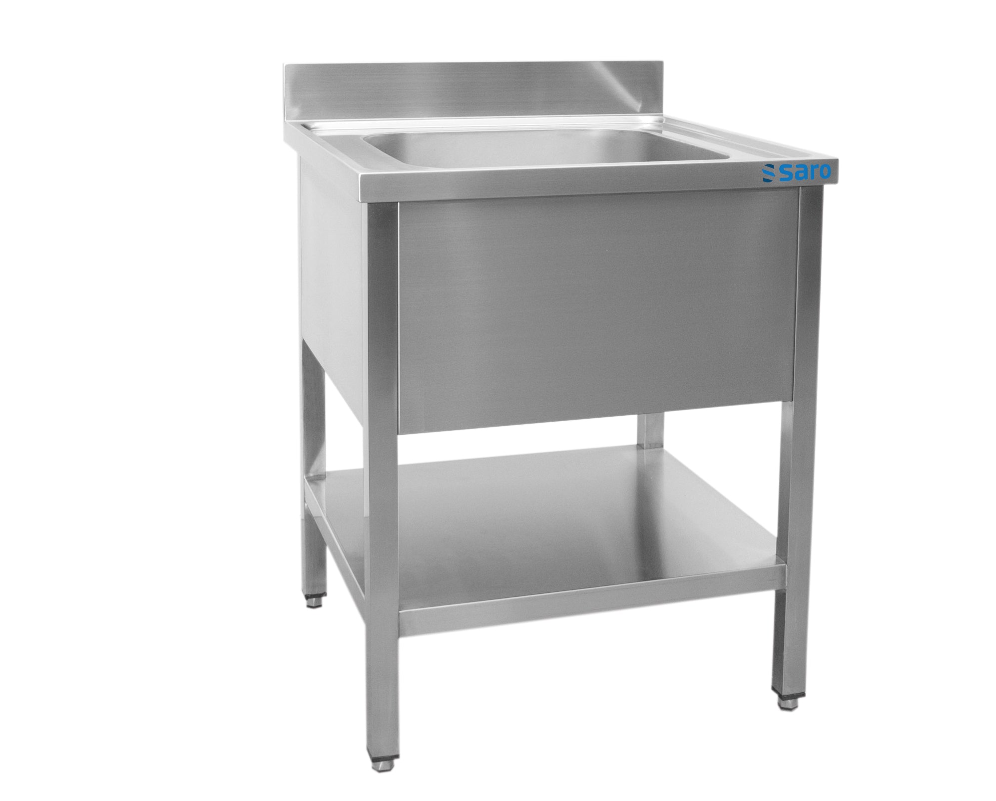 SARO Ståbord med 1 handfat, centrerad - 600 mm djup, 700 mm