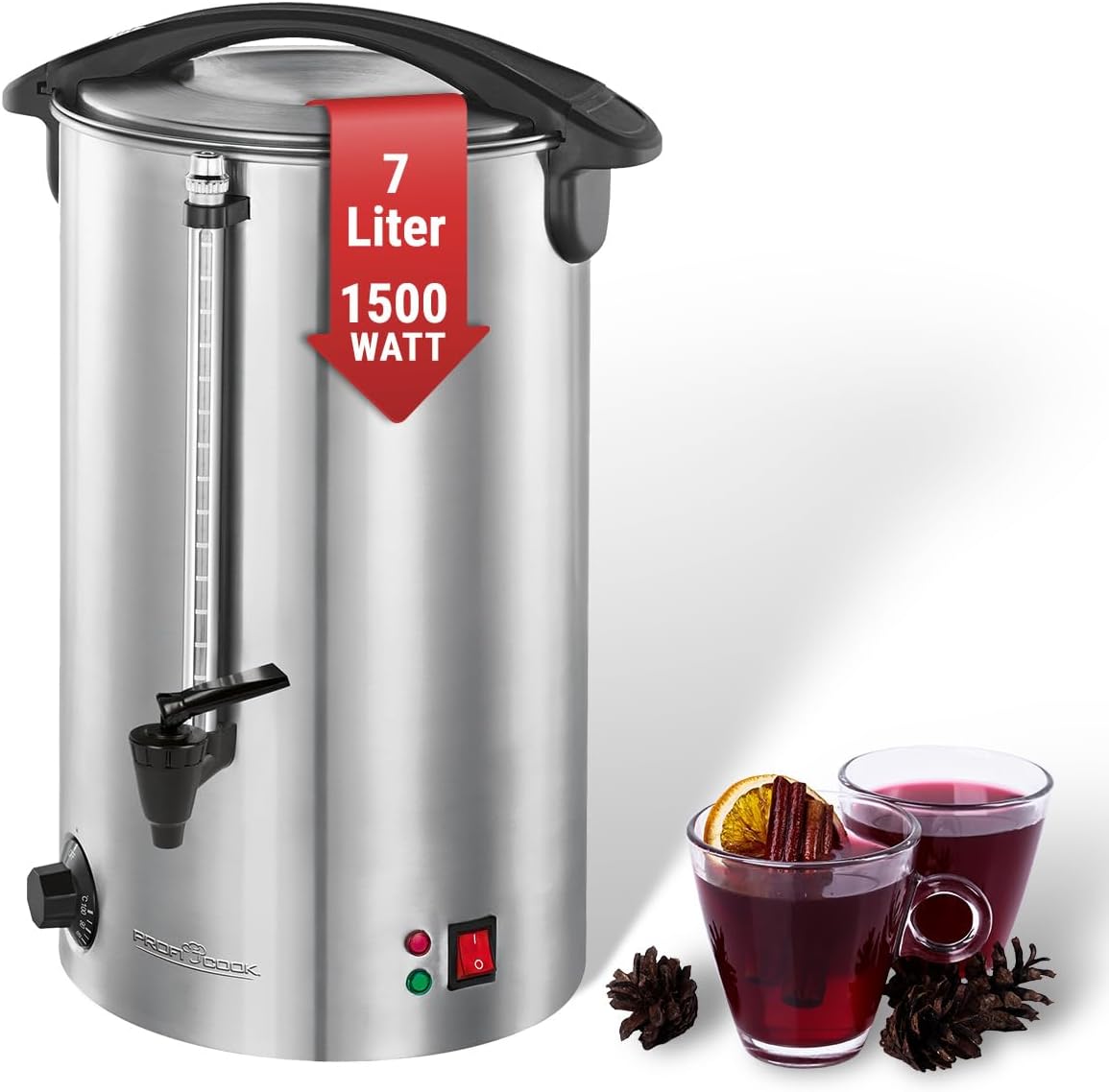Glöggspis / varmvattendispenser - 7 liter