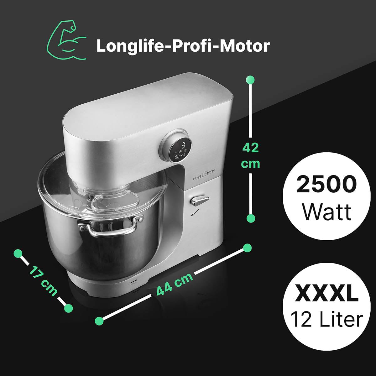 Blender / Dejælter - 12 liter - 2500 watt