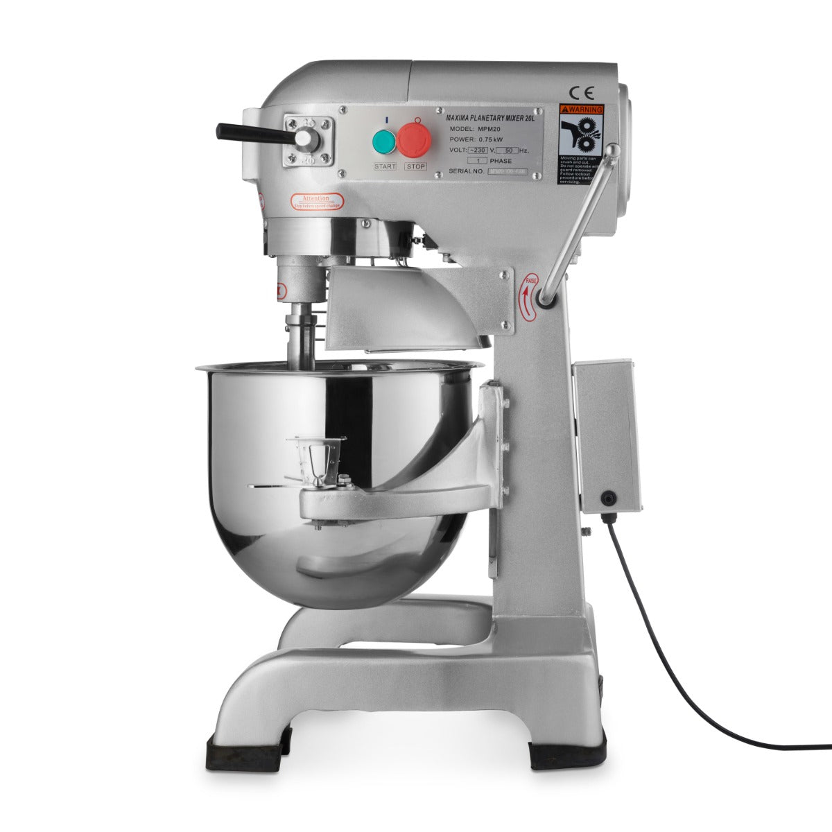 Mixer - 20L - Upp till 10 kg deg - 3 hastigheter