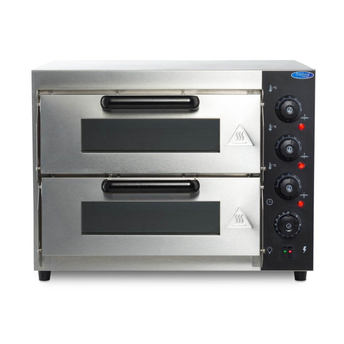 Pizzaugn - Passar 2 x Ø40cm pizzor - Dubbeldäck