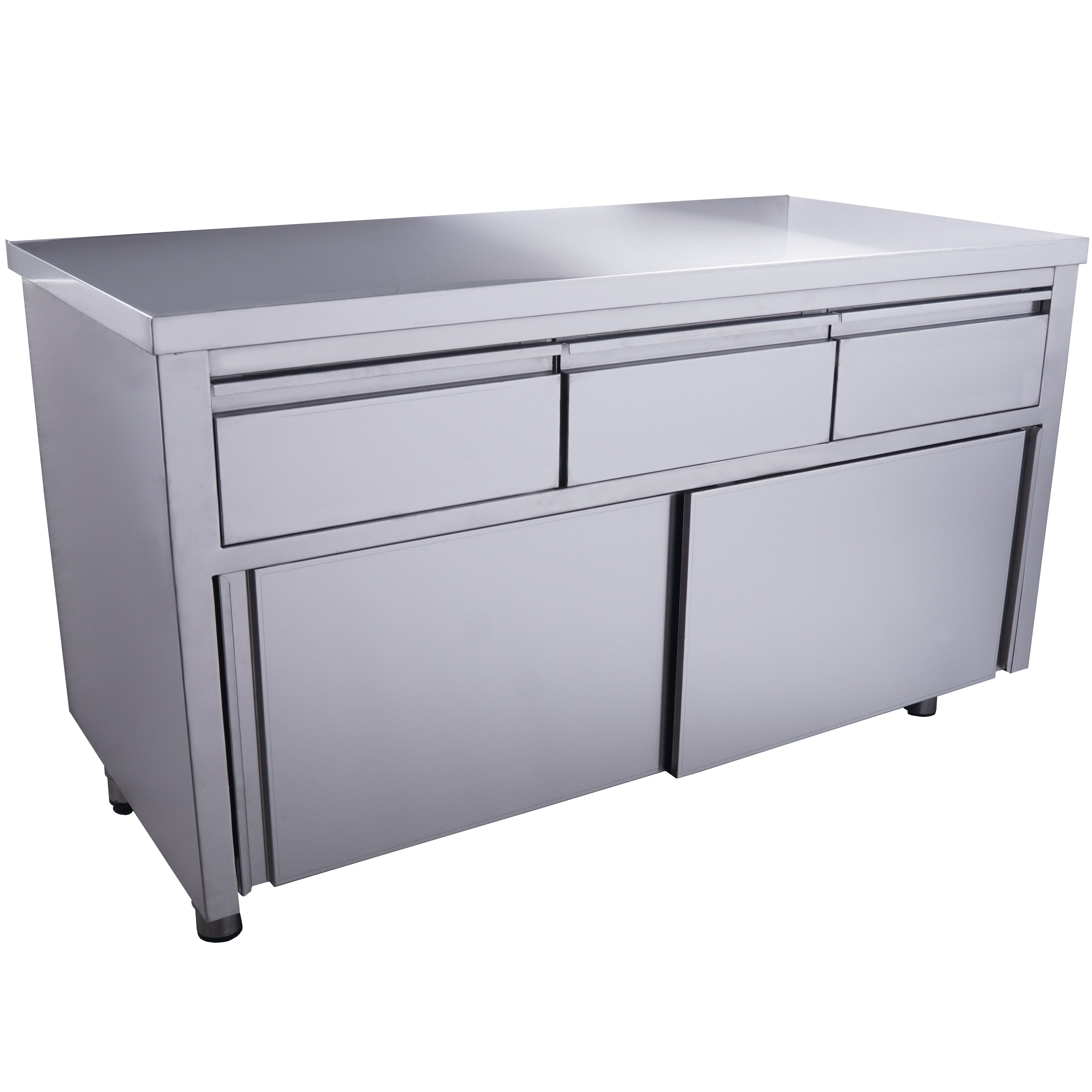 SARO Skjutdörrsskåp - 3 lådor 1400X700mm
