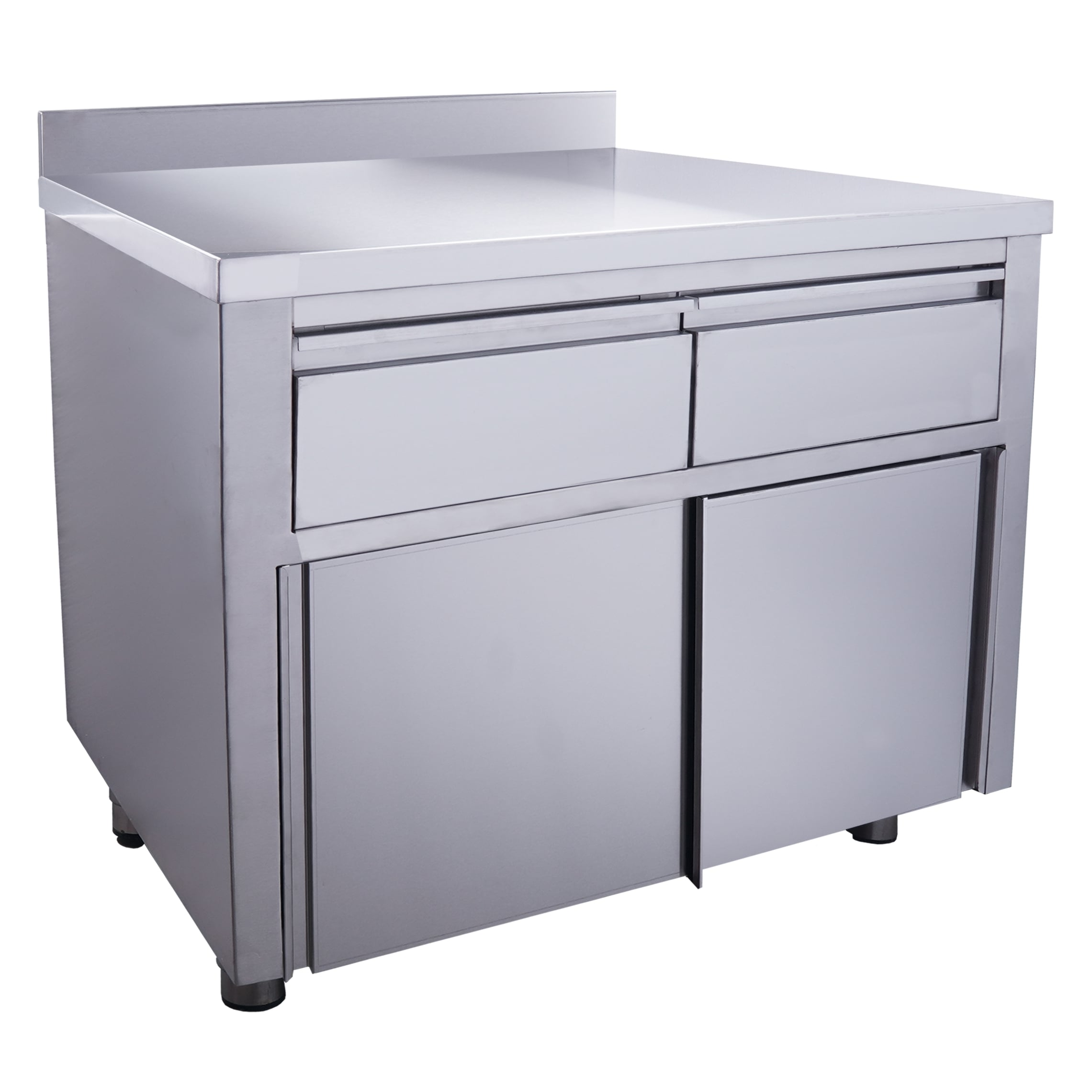 SARO Skjutdörrsskåp - 2 lådor 1000X700mm Med bakkant
