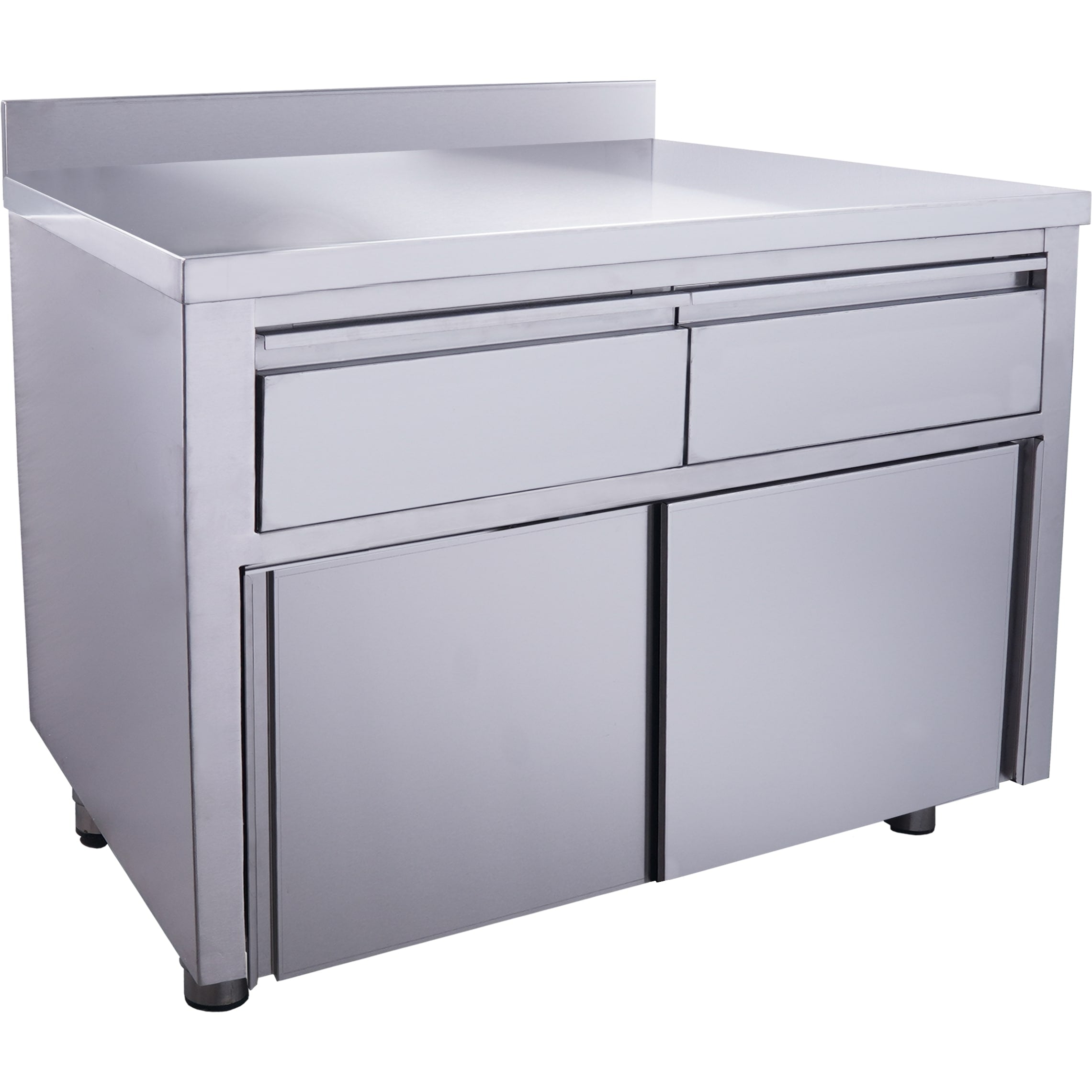 SARO Skjutdörrsskåp - 2 lådor 1200X700mm med stigare