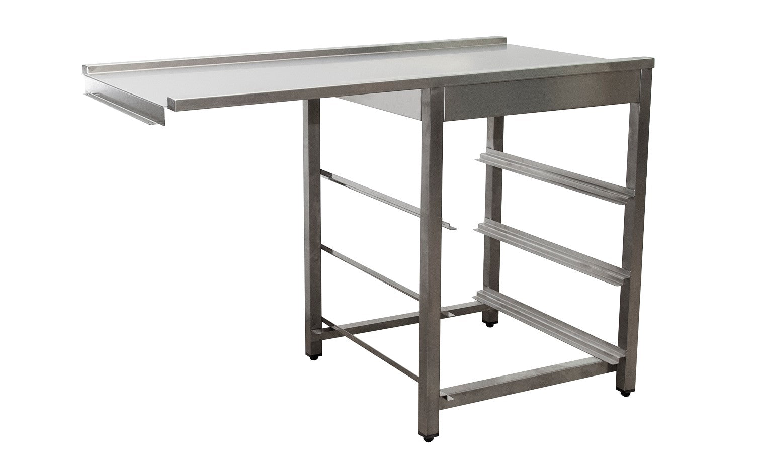 SARO Avloppsbord för diskmaskin vänster sida, 1200mm