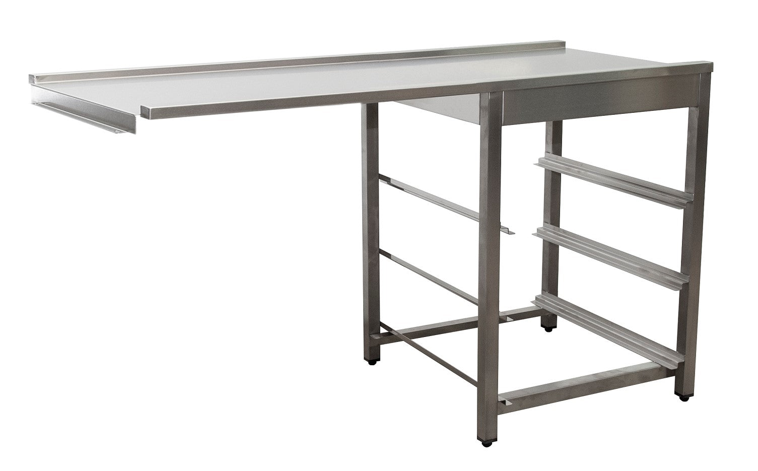 SARO Avloppsbord för diskmaskin vänster sida, 1600mm