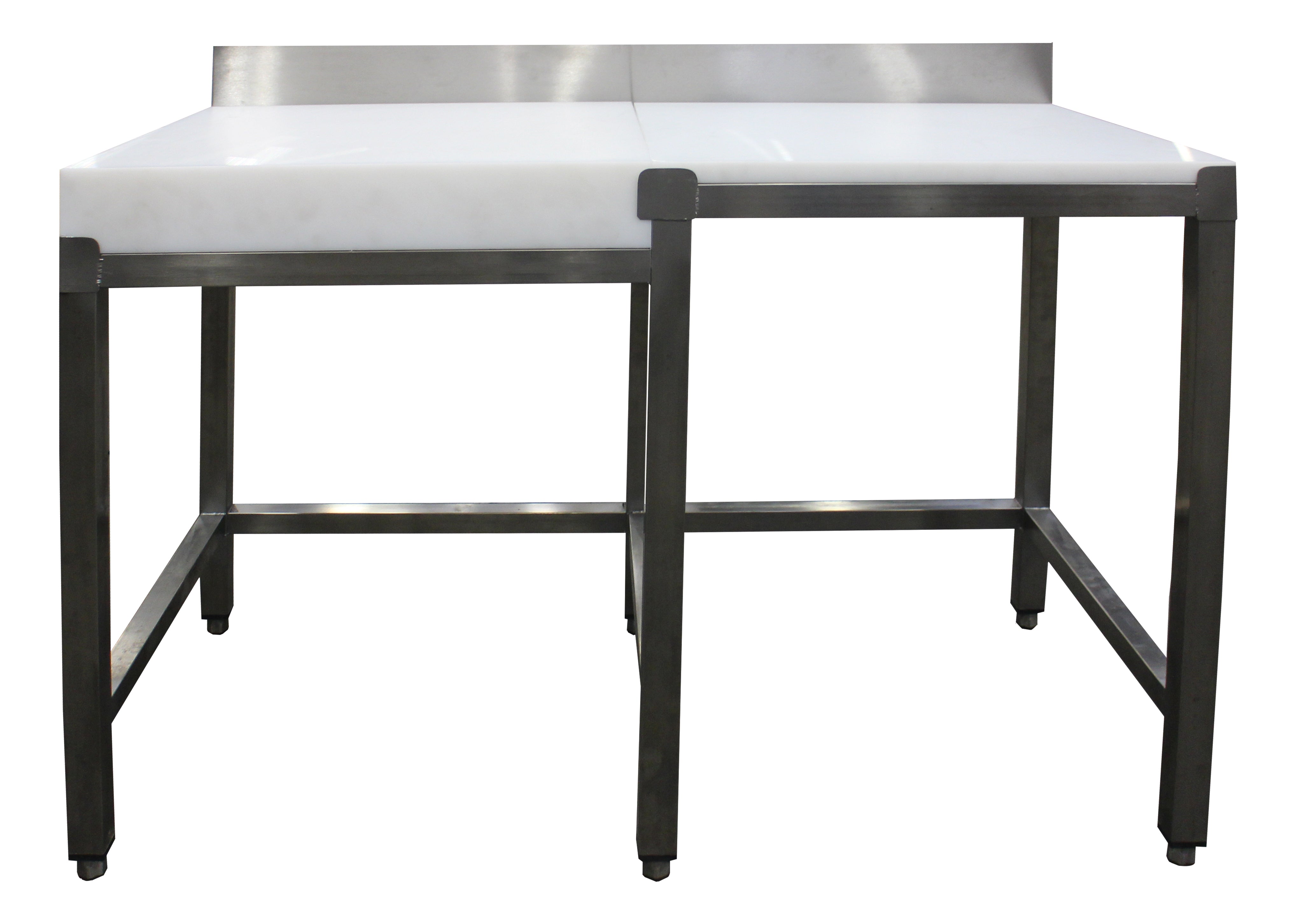 SARO Butcherbord med slaktblock med bakkant 1200x600