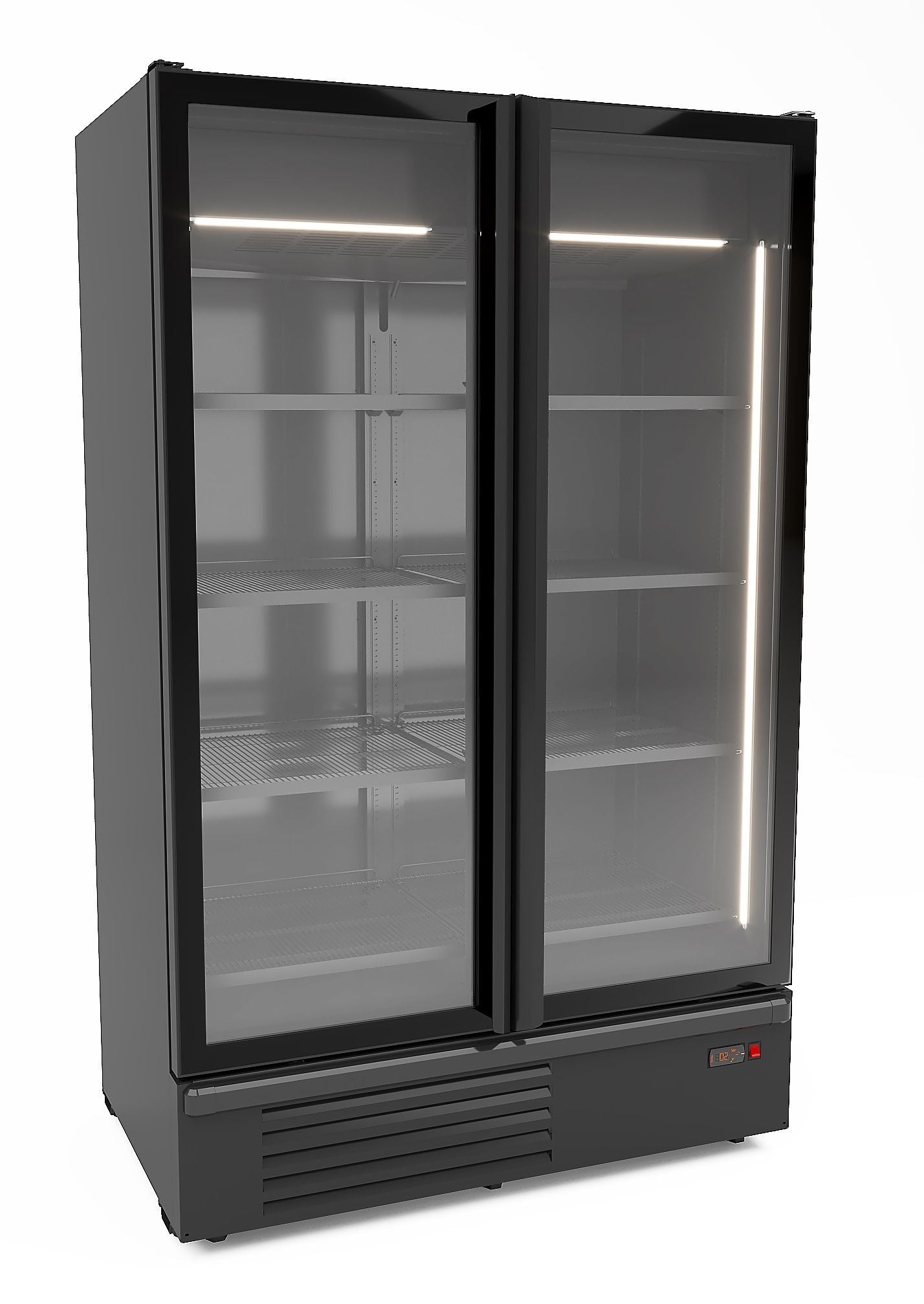 Displaykyl - 2 dörrar - 1200 liter