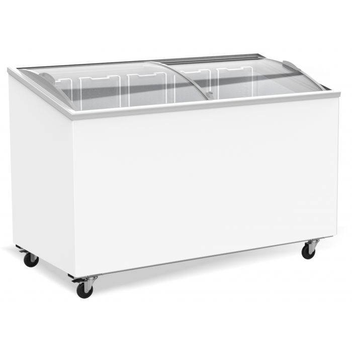 Butiksfrys / Kustfrys - 397 Liter - Med hjul