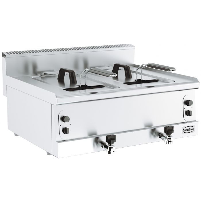 Fritös - BAS 600 - GAS 2 X 8 liter - *OBS, 800MM BREDD**