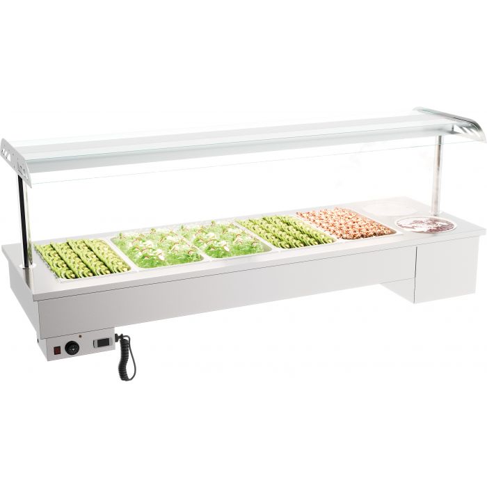 INBYGGD BAIN MARIE MED SKÅLAR 5/1
