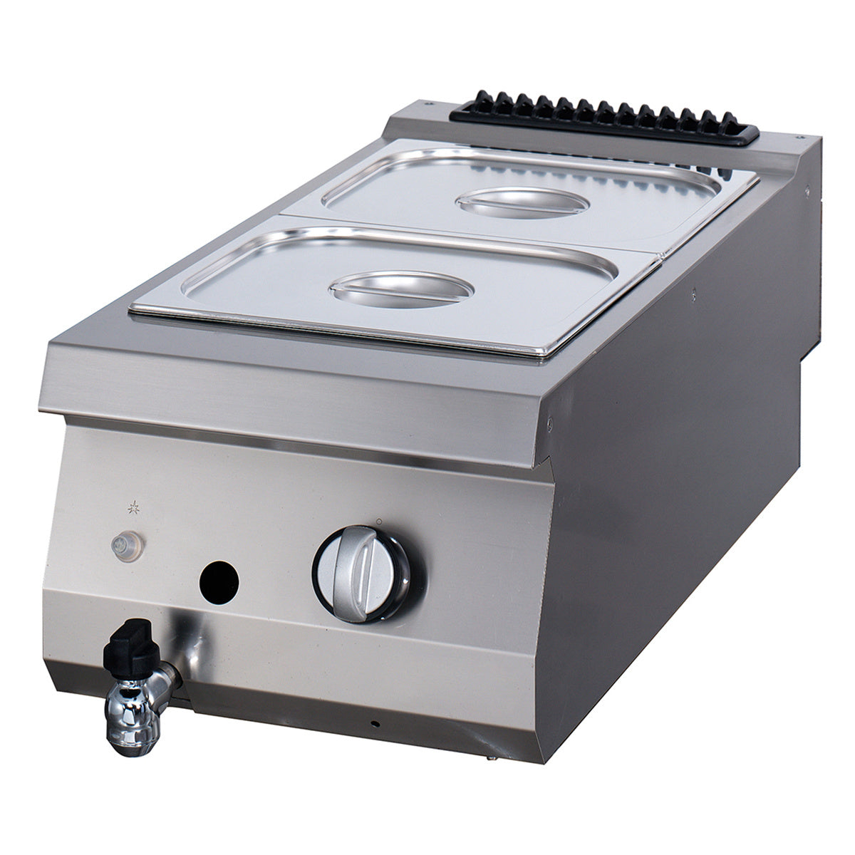 Premium Bain Marie - Enkel enhet - 90 cm djup - Gas