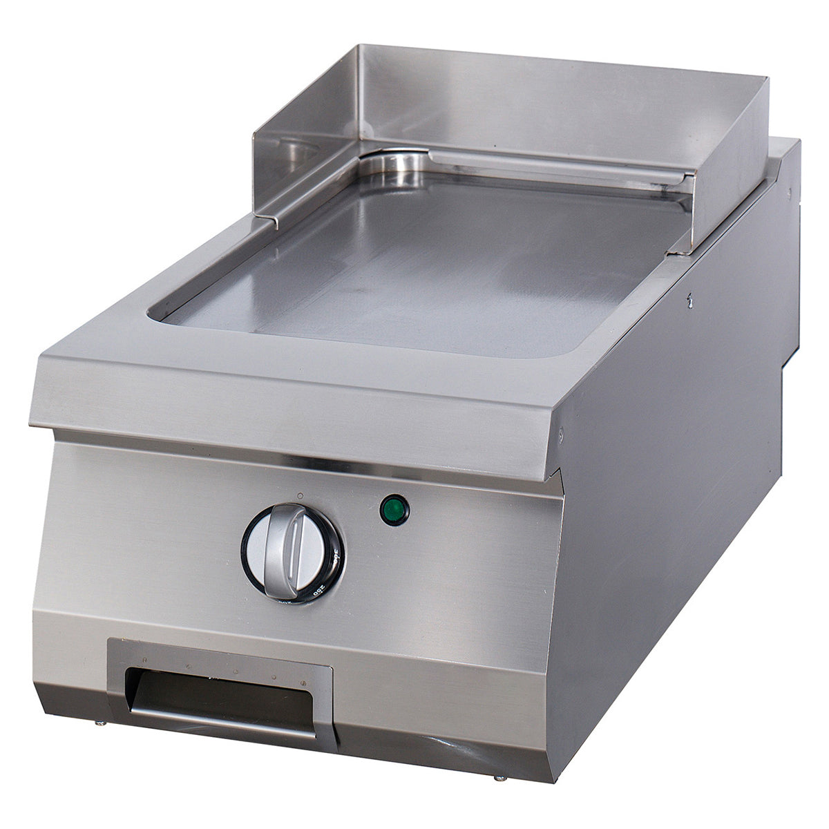 Premium grill - Slät krom - Enkel enhet - 90 cm djup - Gas