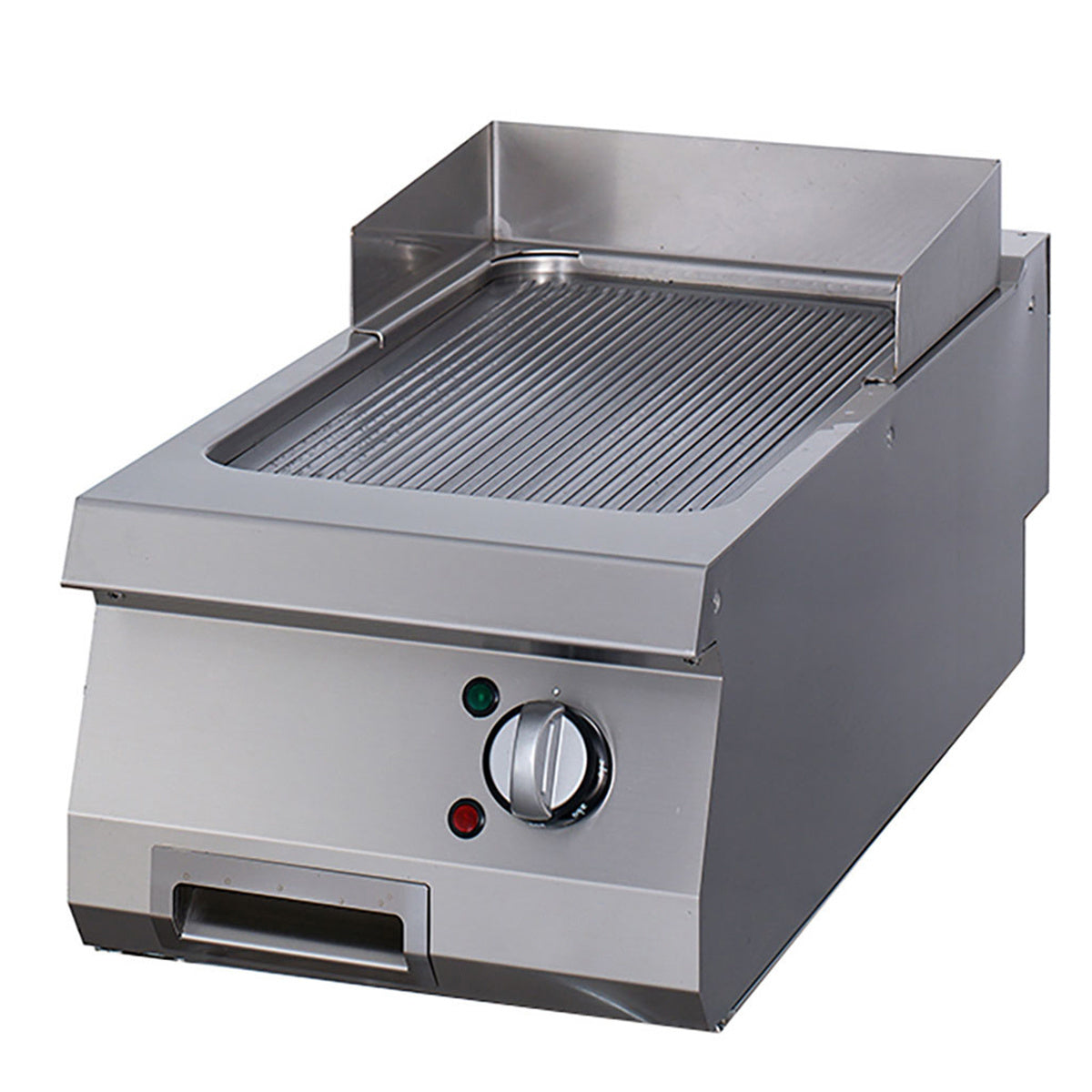 Premium grill - räfflad - Enkel enhet - 90 cm djup - Elektrisk