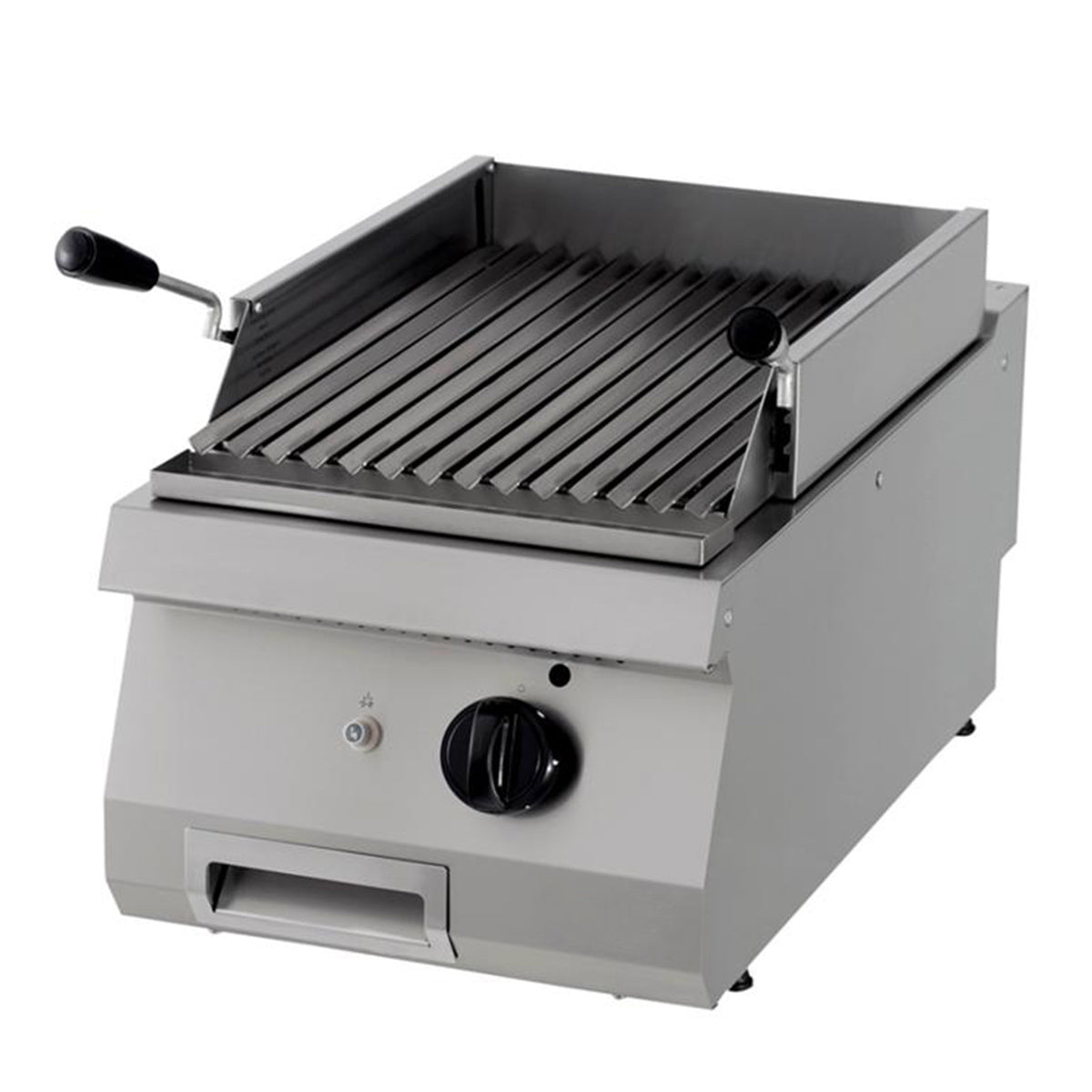 Premium Lava Stone Grill - Enkel enhet - 90 cm djup - Gas