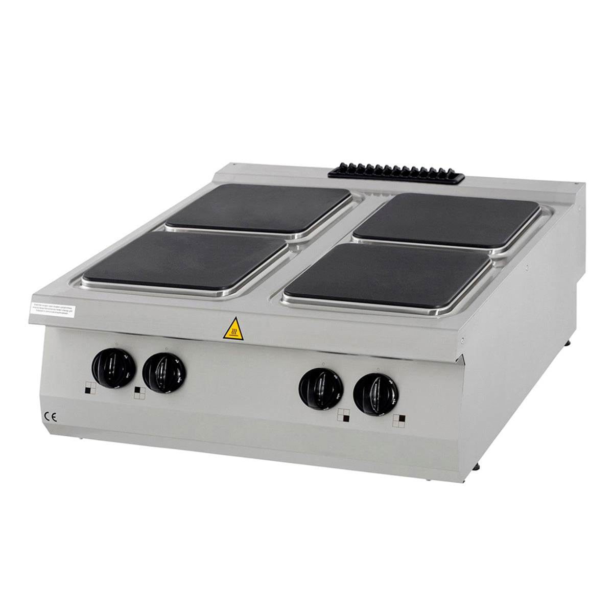 Premium spis - 4 brännare - Dubbel enhet - 90 cm djup - El