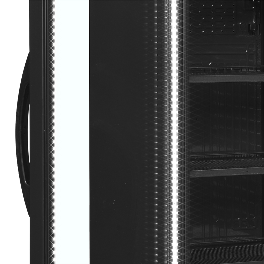 Flaskkyl, vänsterhängd dörr - 372 liter - CEV425 SVART L/H