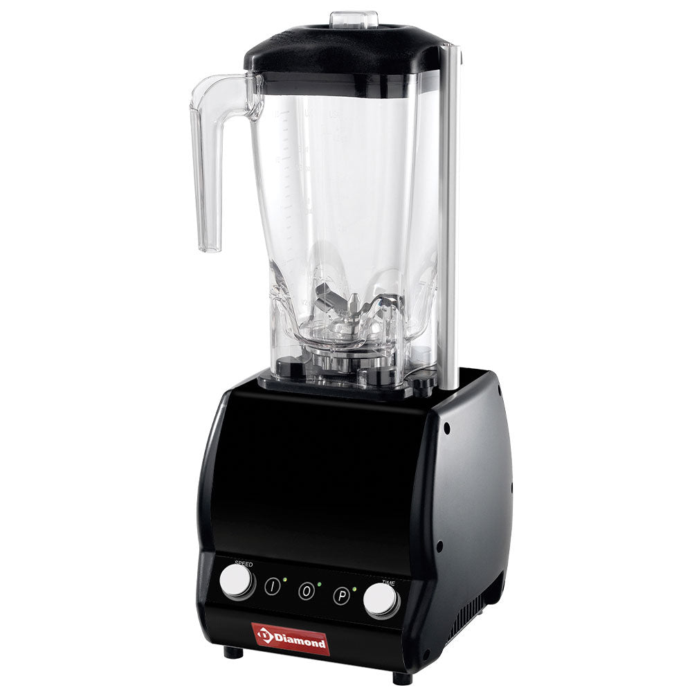 Professionell mixer, fyrkantigt glas 2 liter, med timer - hastighetsvariator