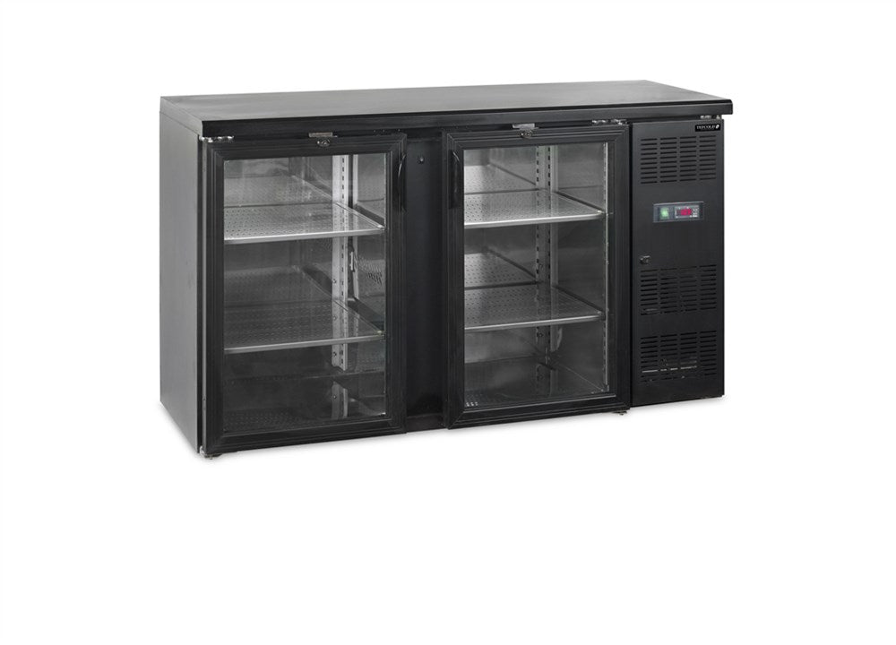 Backbar / Bar kyl - 2 skjutdörrar i glas - CBC210G