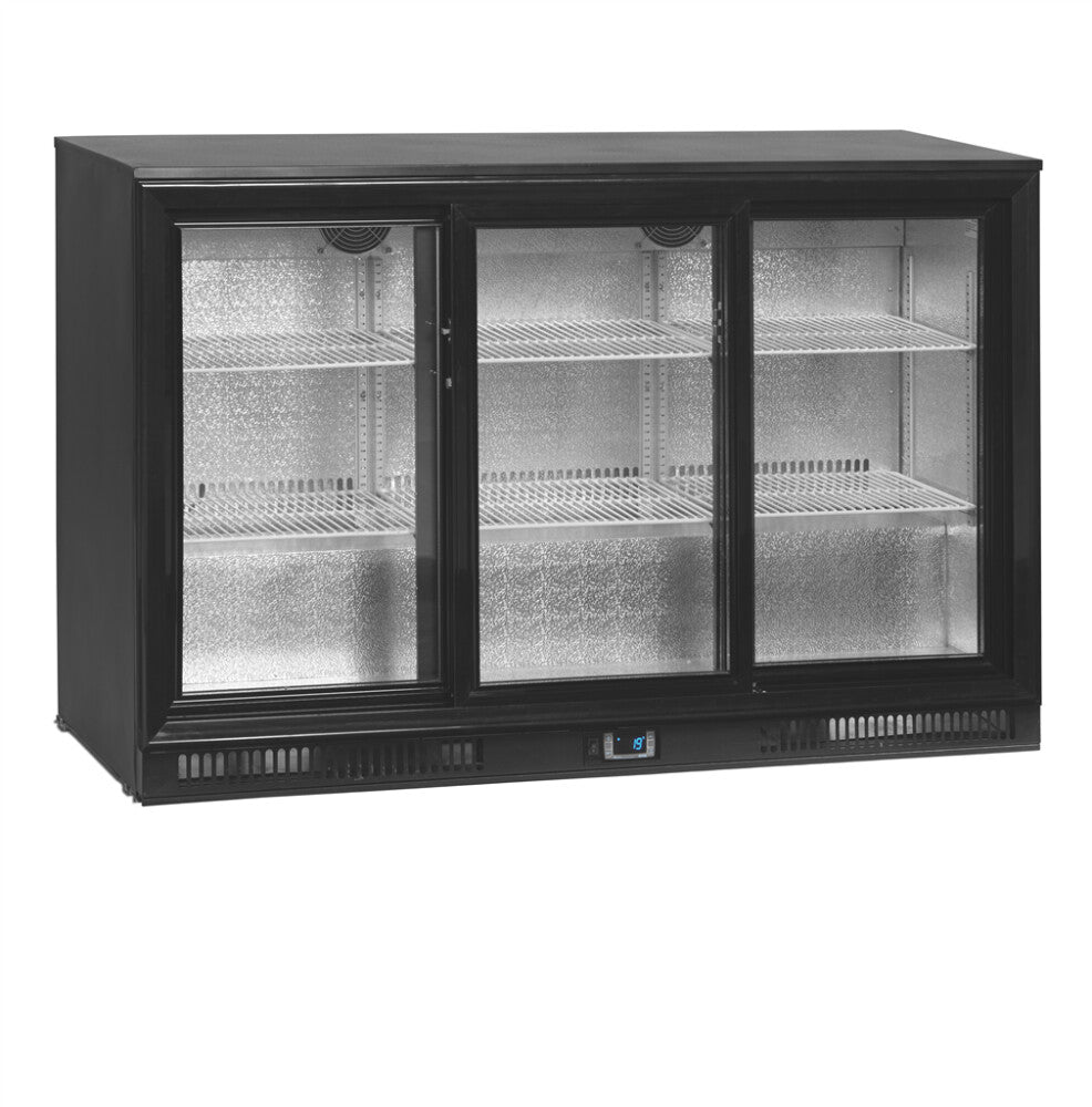 Backbar / Barkylskåp - 3 skjutdörrar i glas - DB301S-3