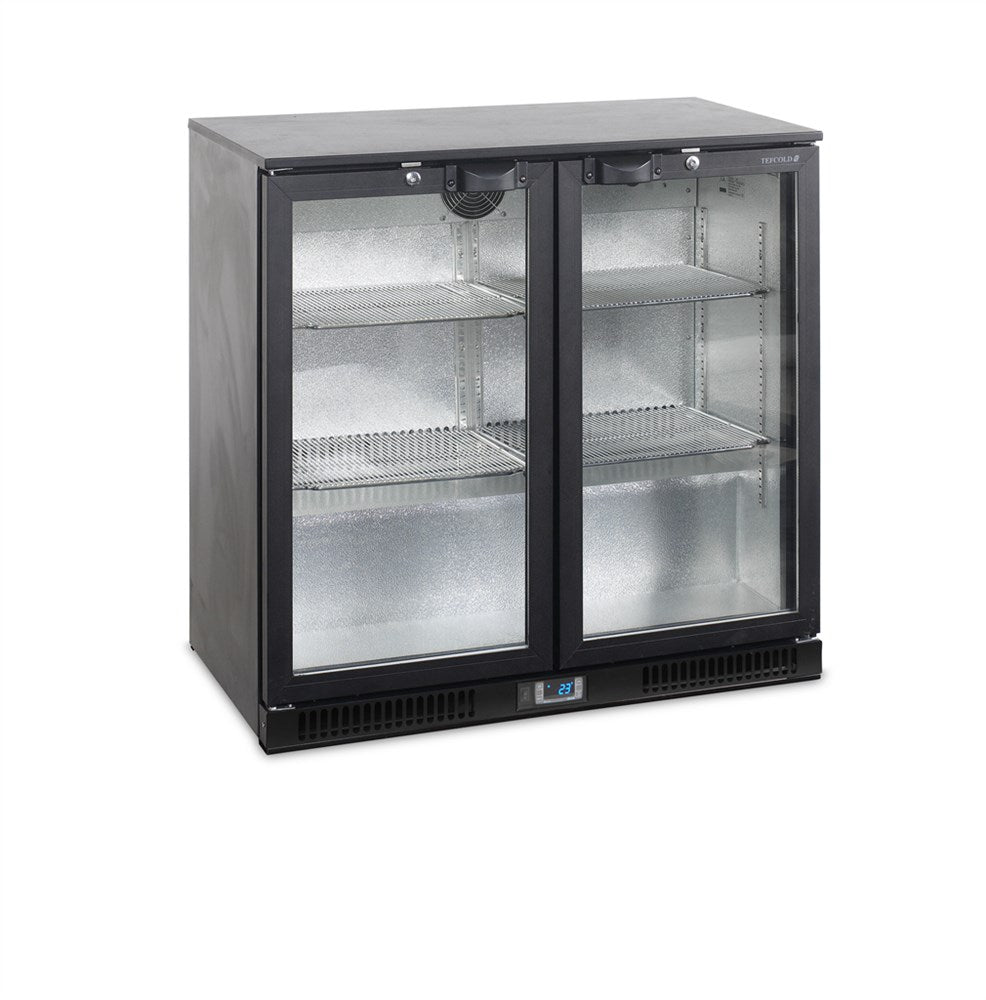 Backbar / Bar kyl - 2 glasdörrar - BA25H