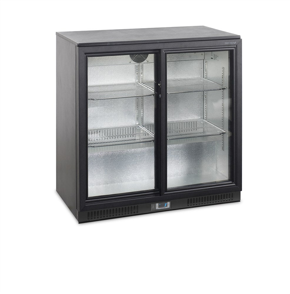 Backbar / Bar kyl - 2 skjutdörrar i glas - BA26S