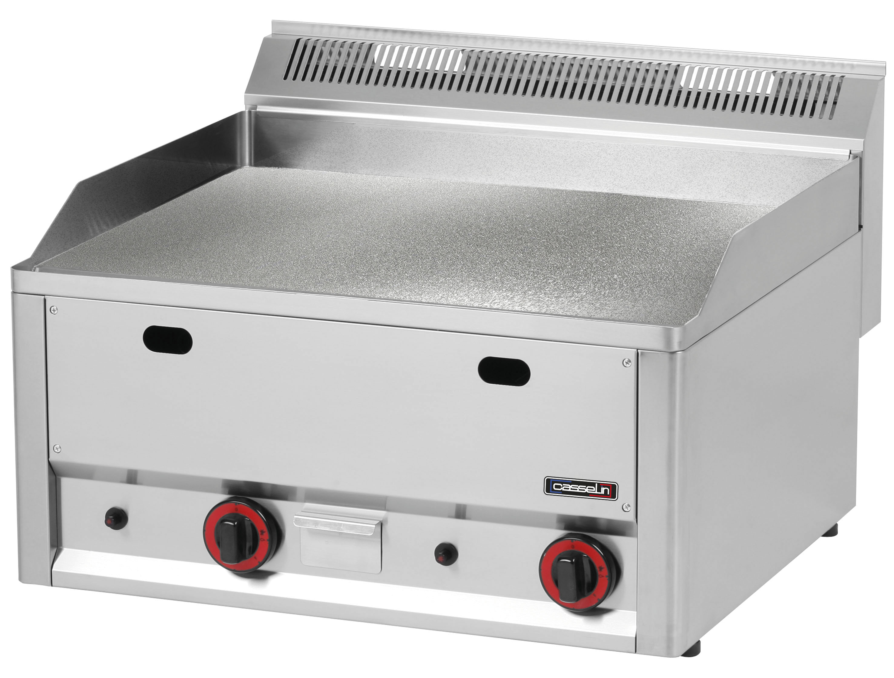 Gasgrillplatta, texturerad krom 66