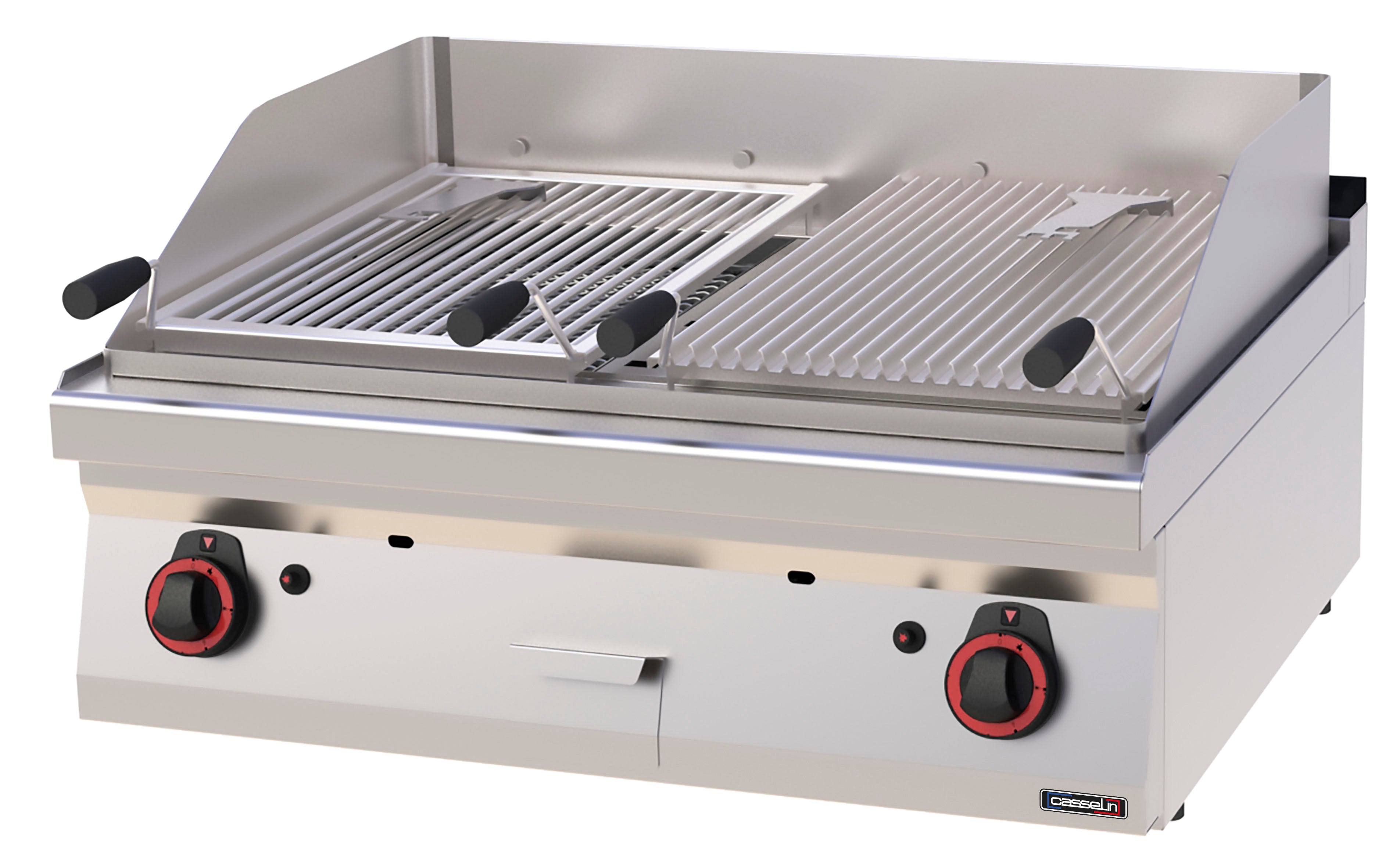 Lava sten grill dubbel 80
