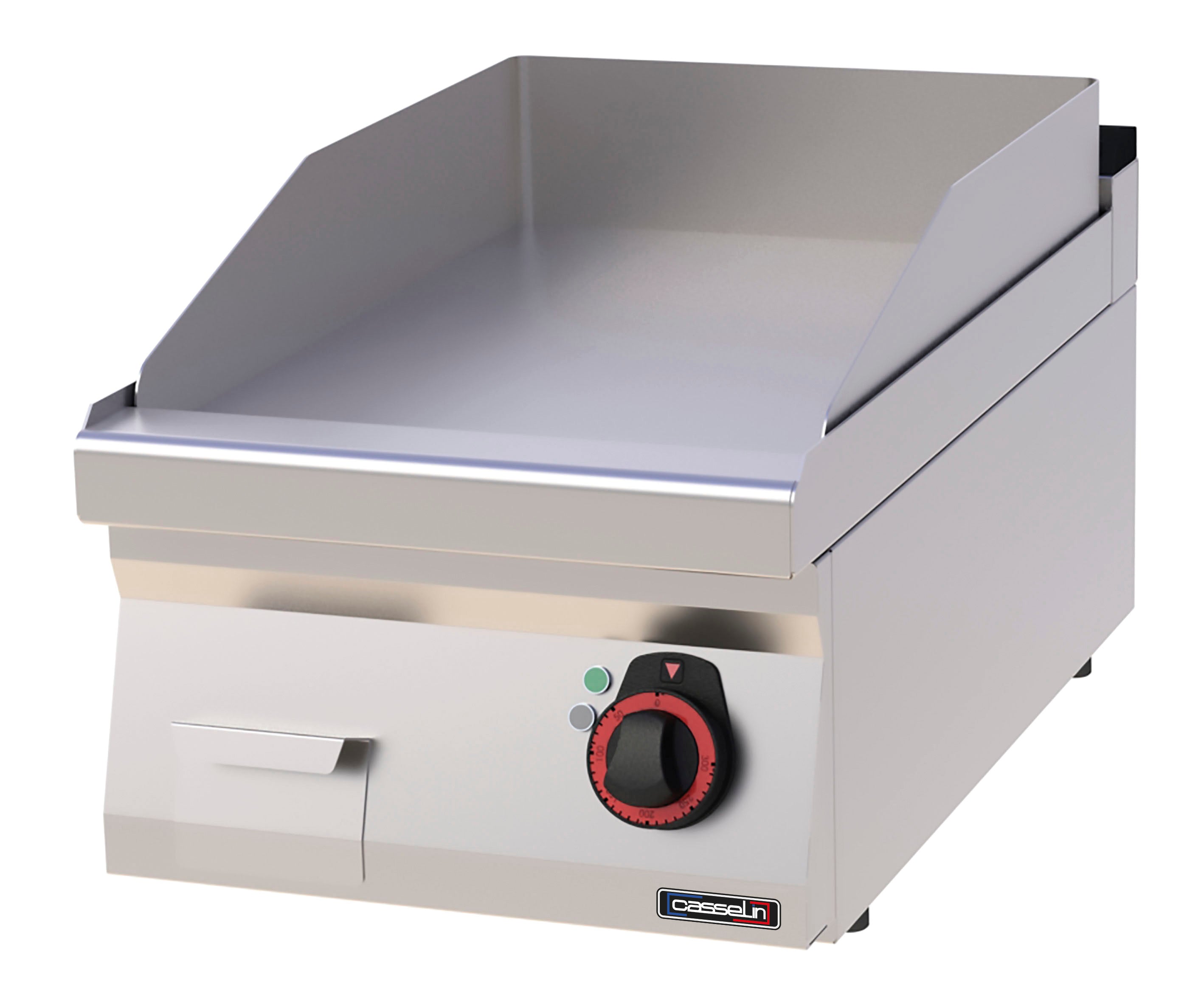 Grillplatta, slät krom 40