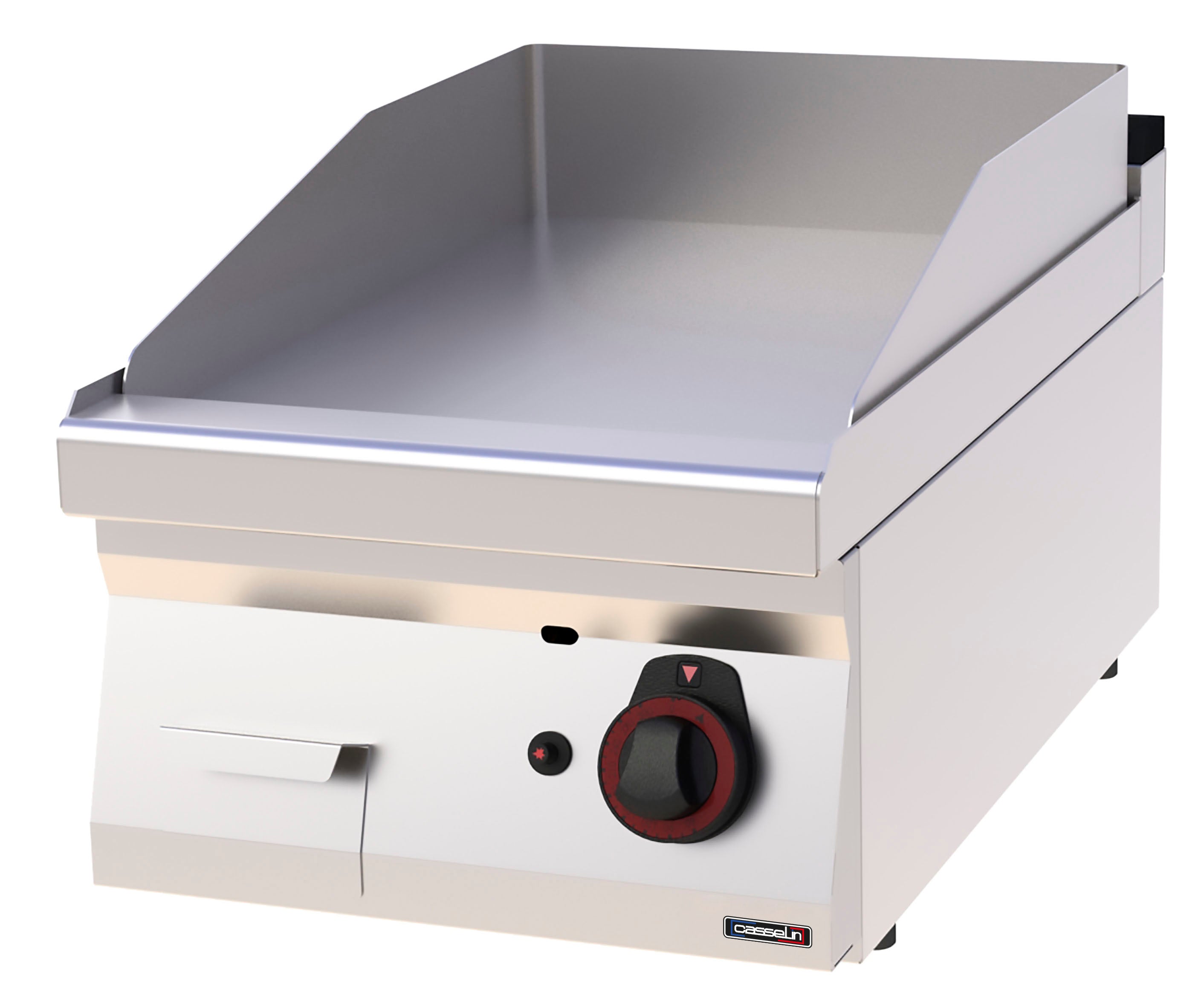 Gasgrillplatta, slät krom 40