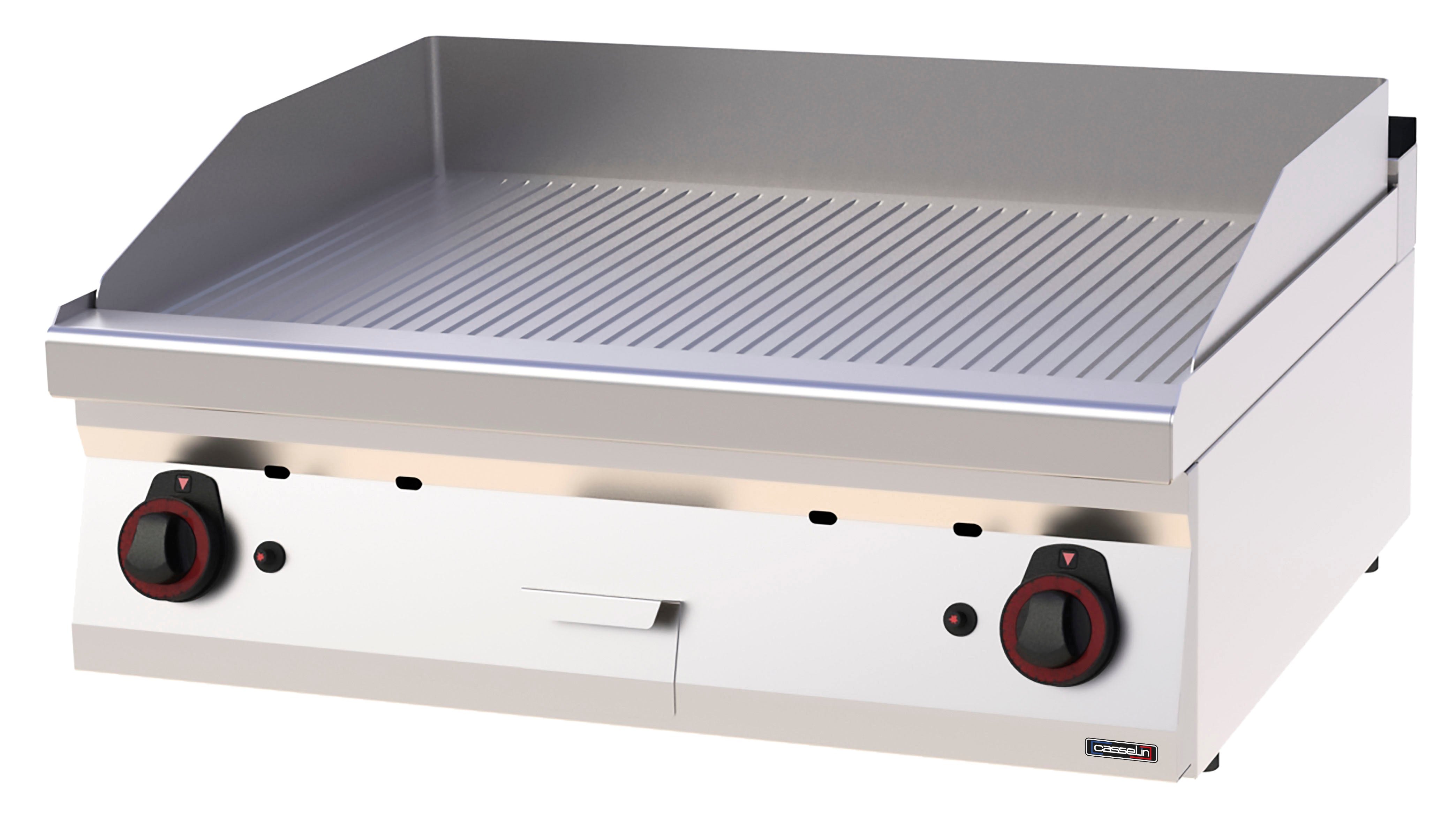 Gasgrillplatta Rillet Chrome 80