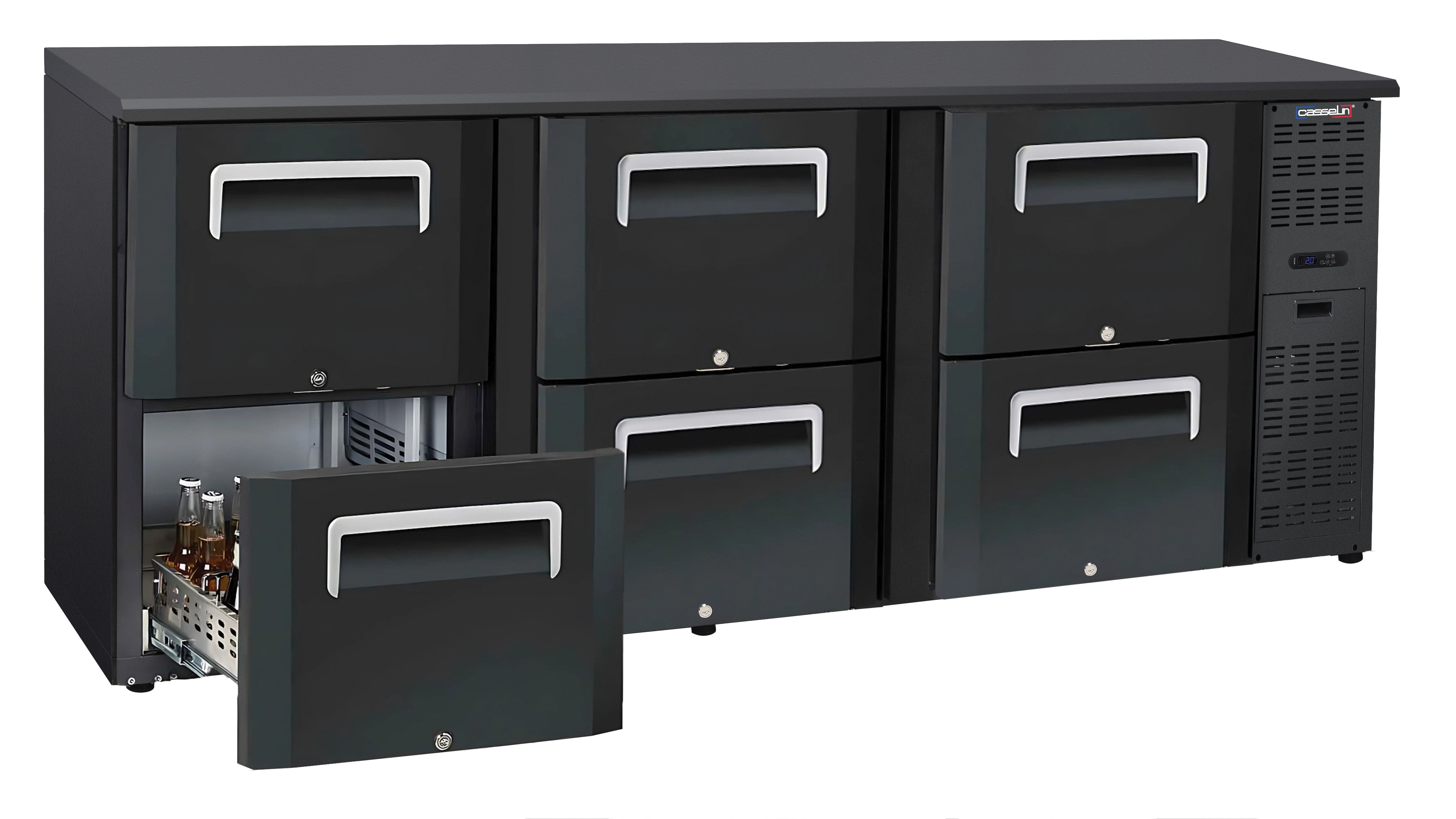 Backbarkylare 3 x 2 lådor