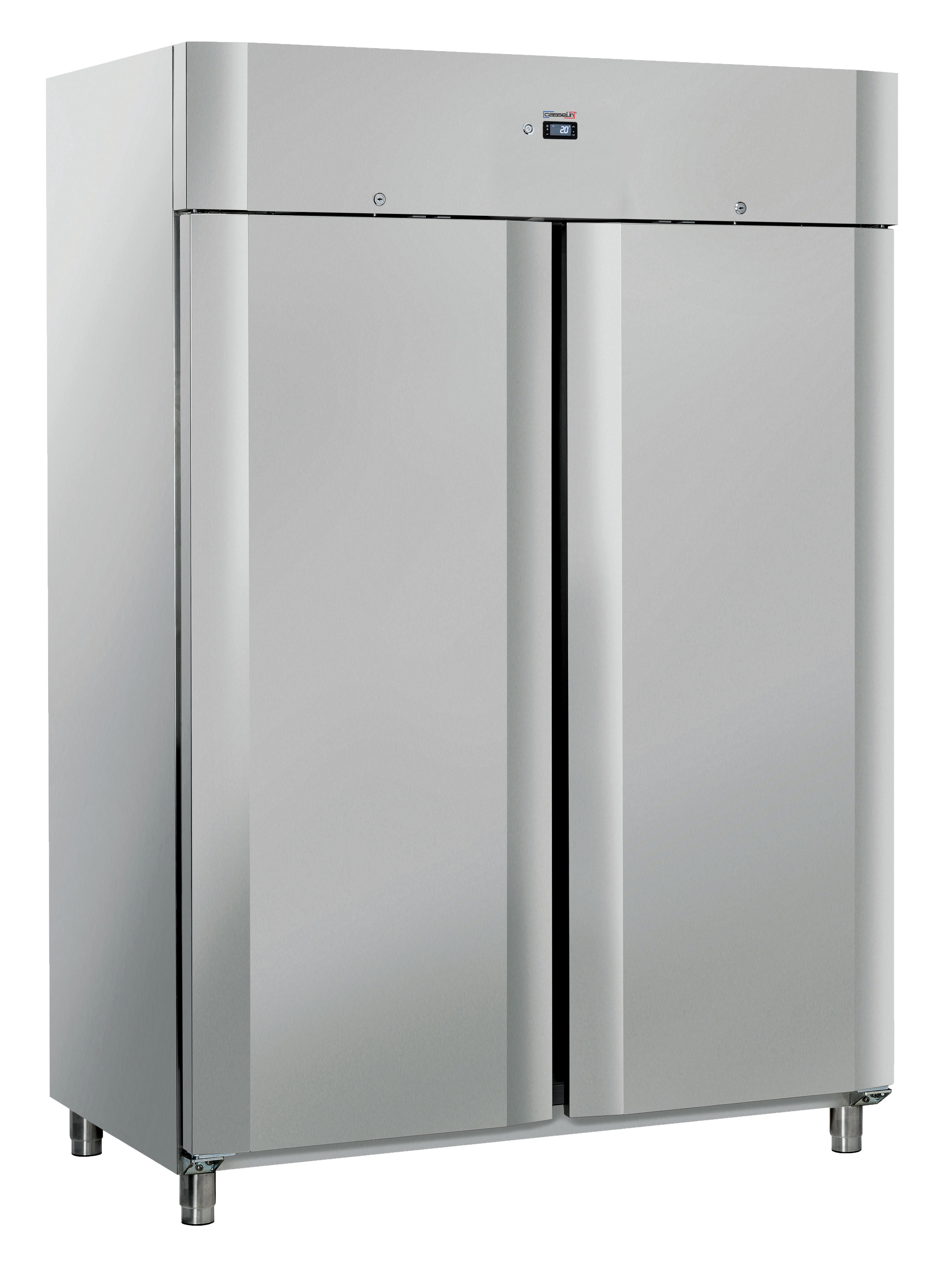 Frisstående frysskåp 1255 L stål