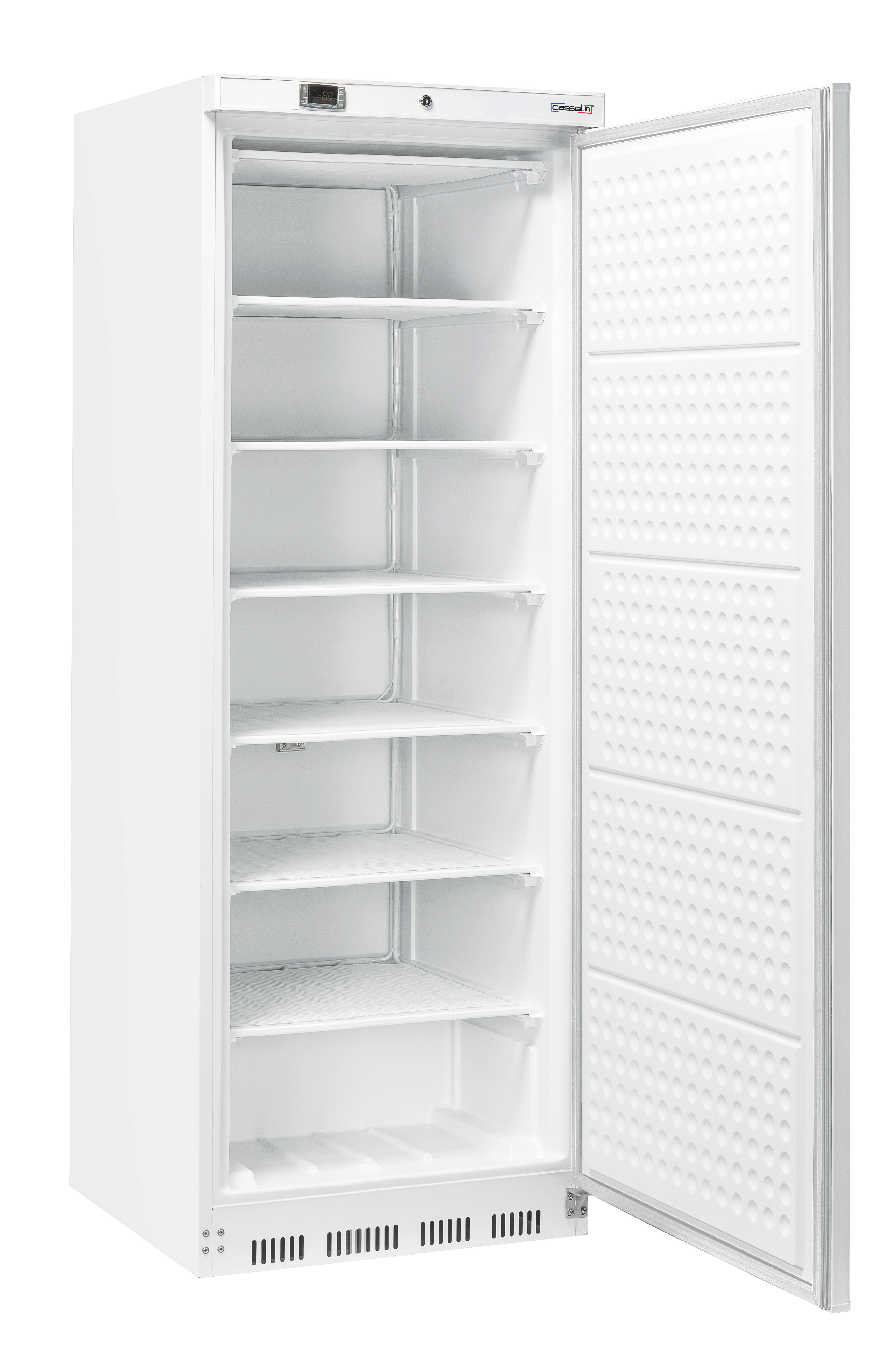 Frisstående frysskåp 400 L Vit