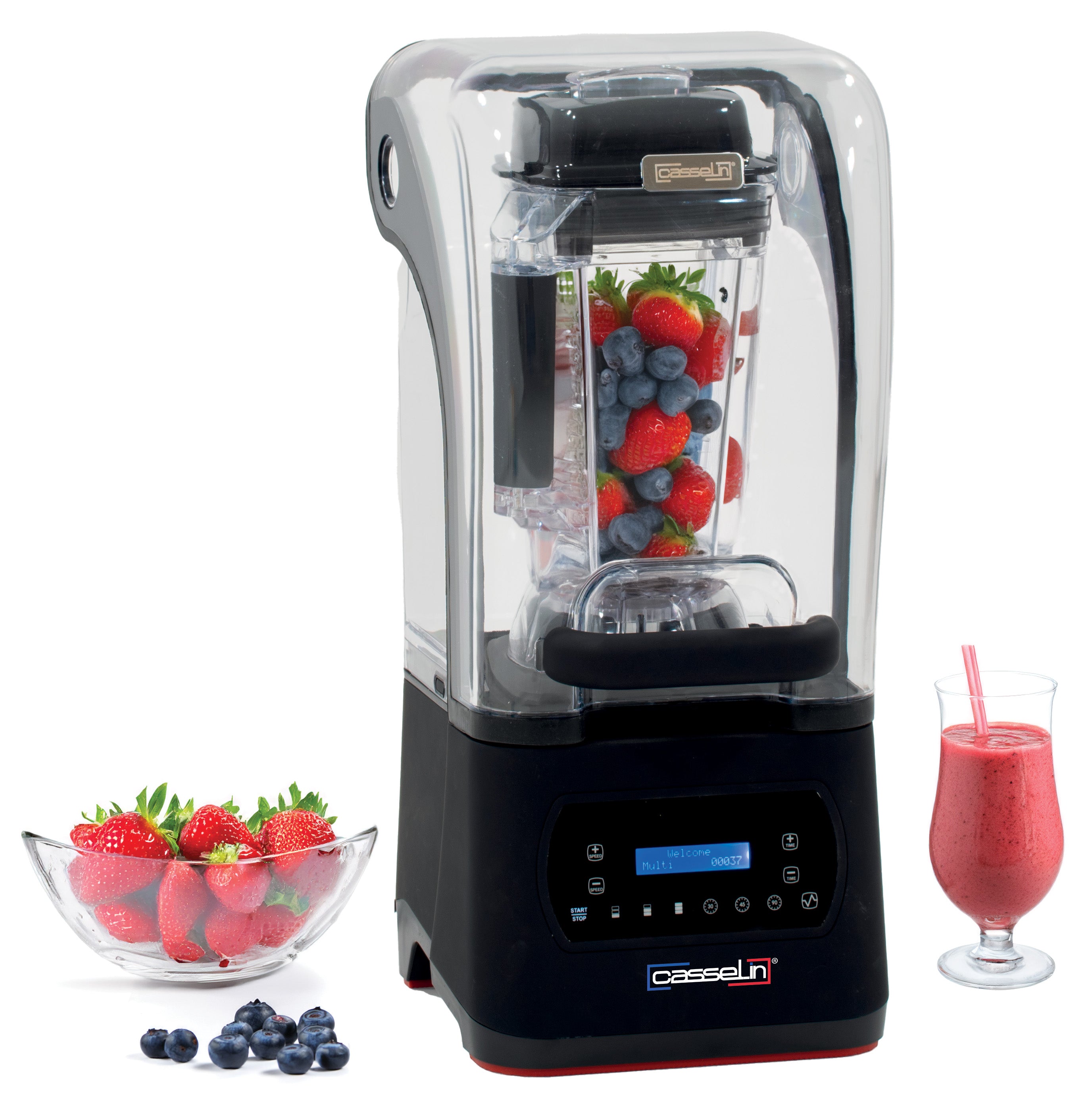 Digital blender med ljudisolerande behållare 2,5 L