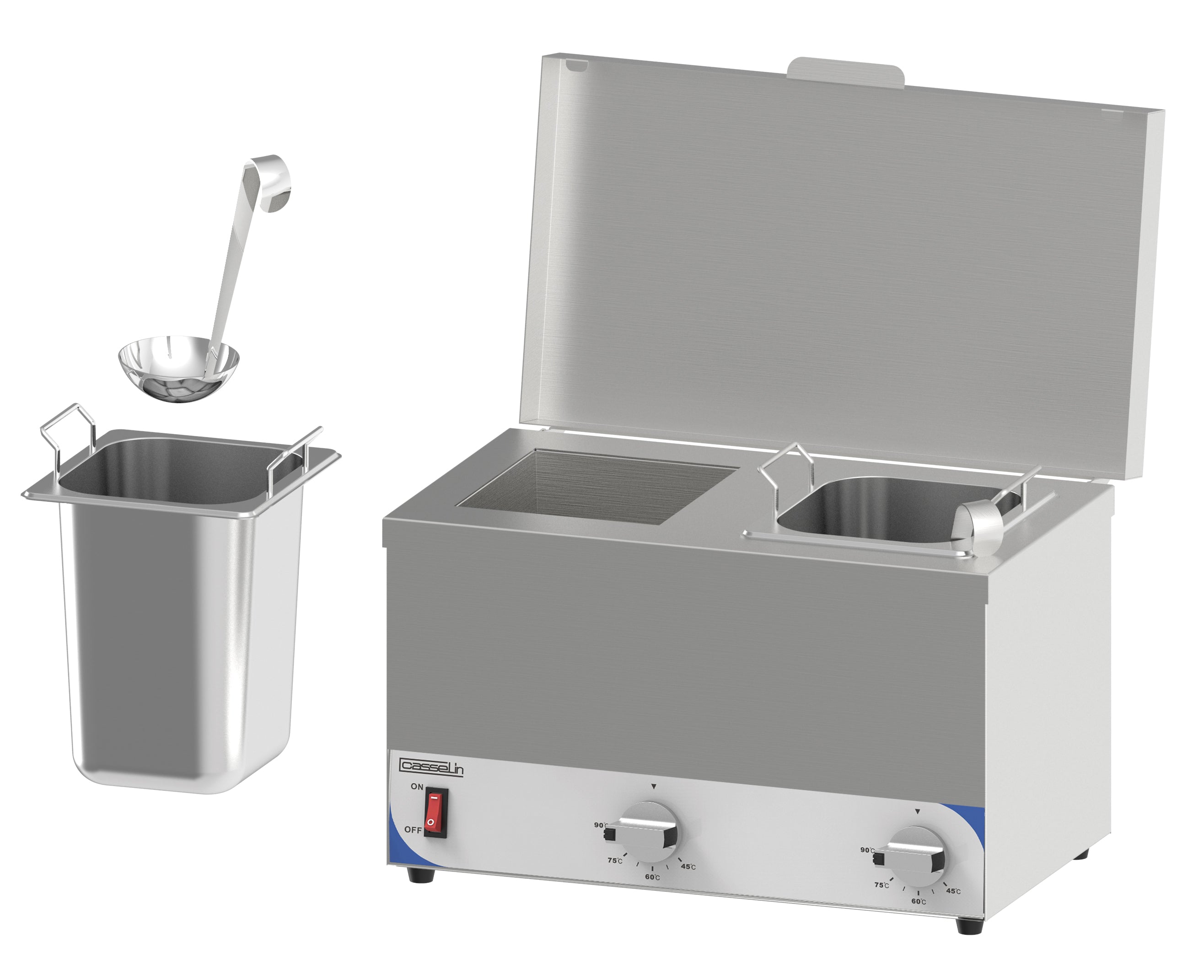 Bain-marie för sås - Kompakt 2 tanke