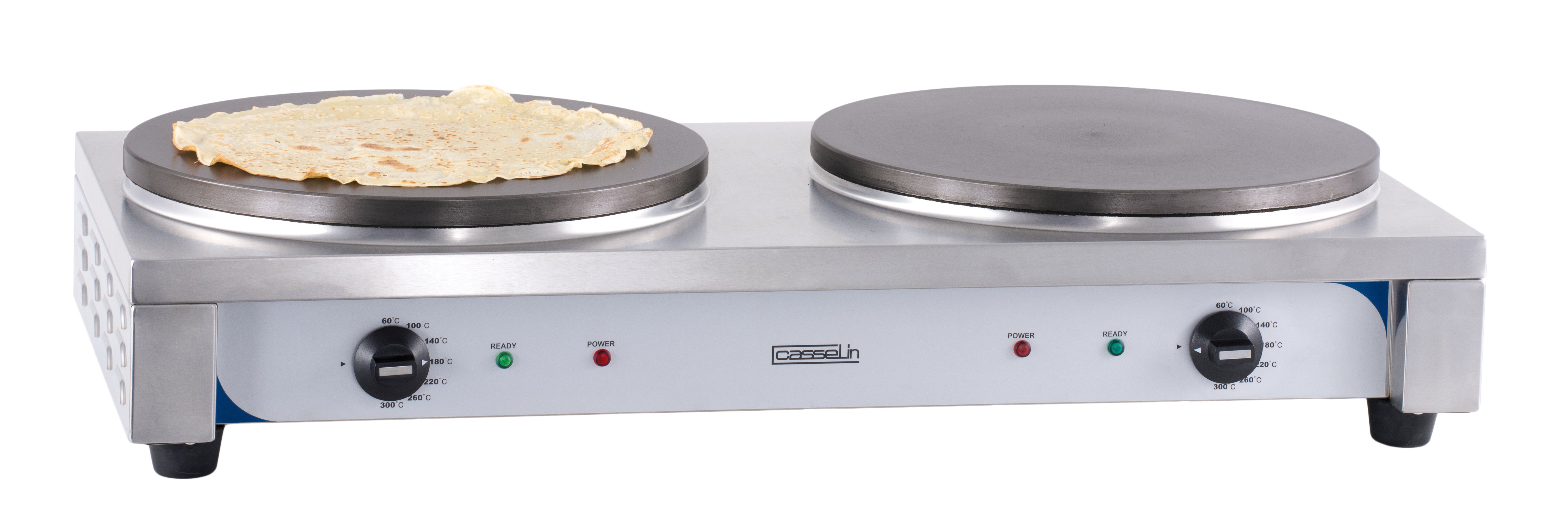 Dubbel elektrisk crêpeplatta 35