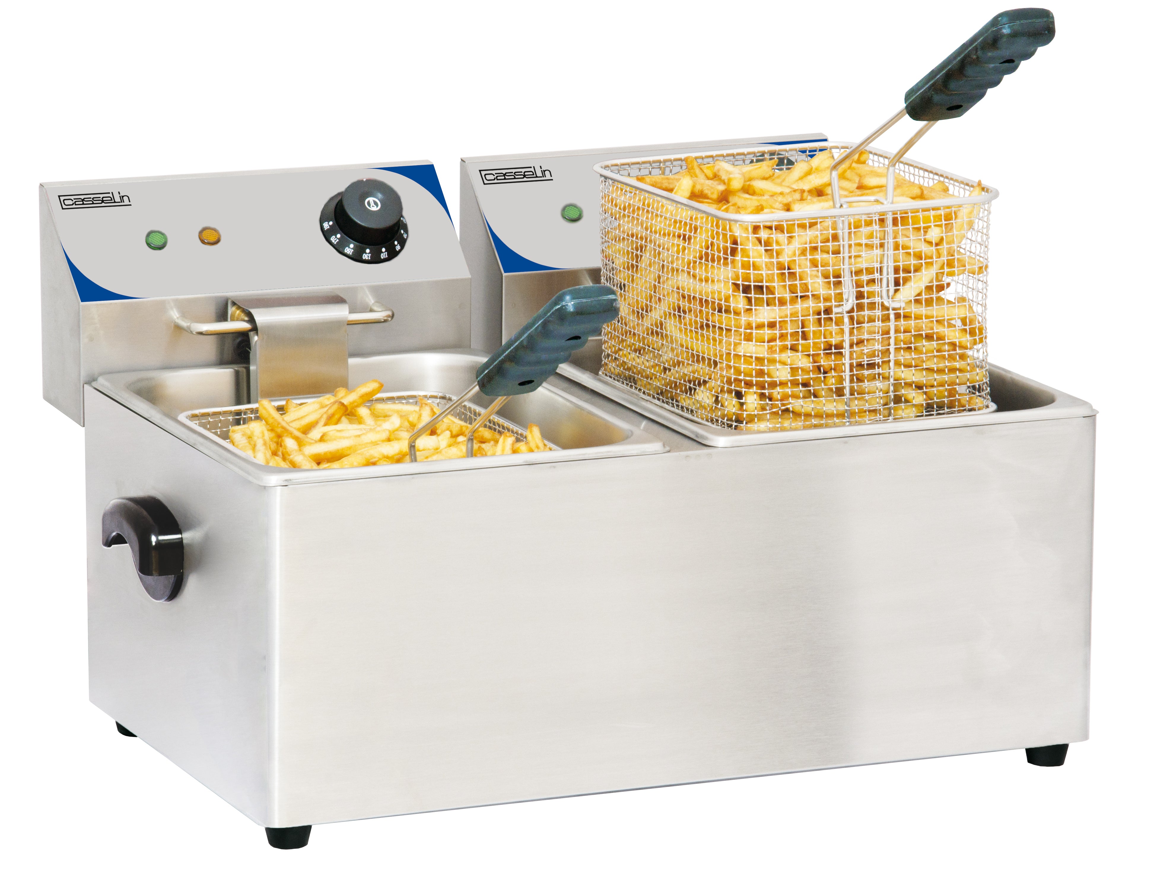 Elektrisk fritös 2 x 4 liter